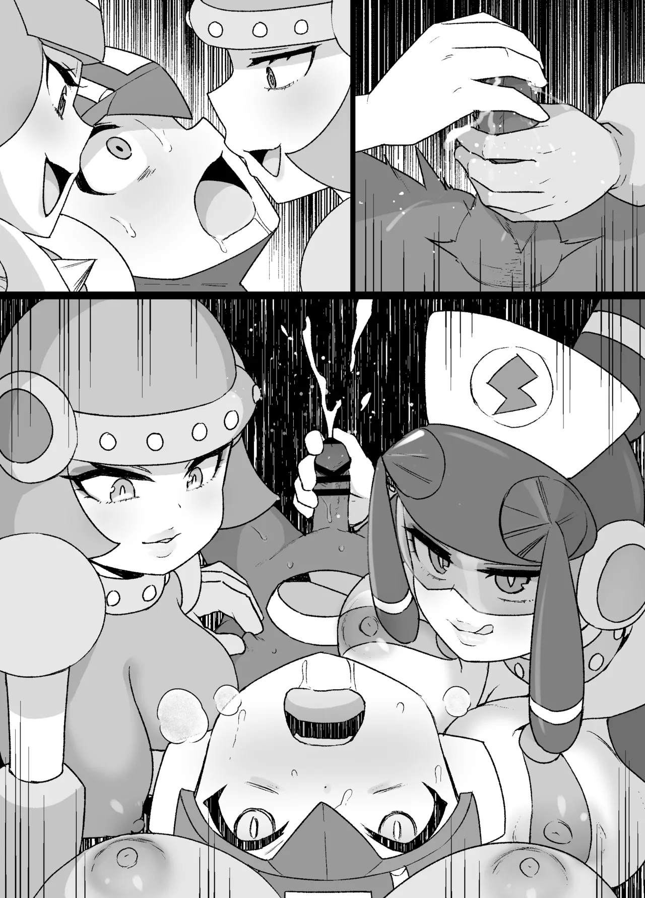 ロックマンエグゼ悪堕ちロール＆桜井メイル漫画 page 28 featuring roll.exe megaman battle network parody - big breasts corruption hentai manga - read online free