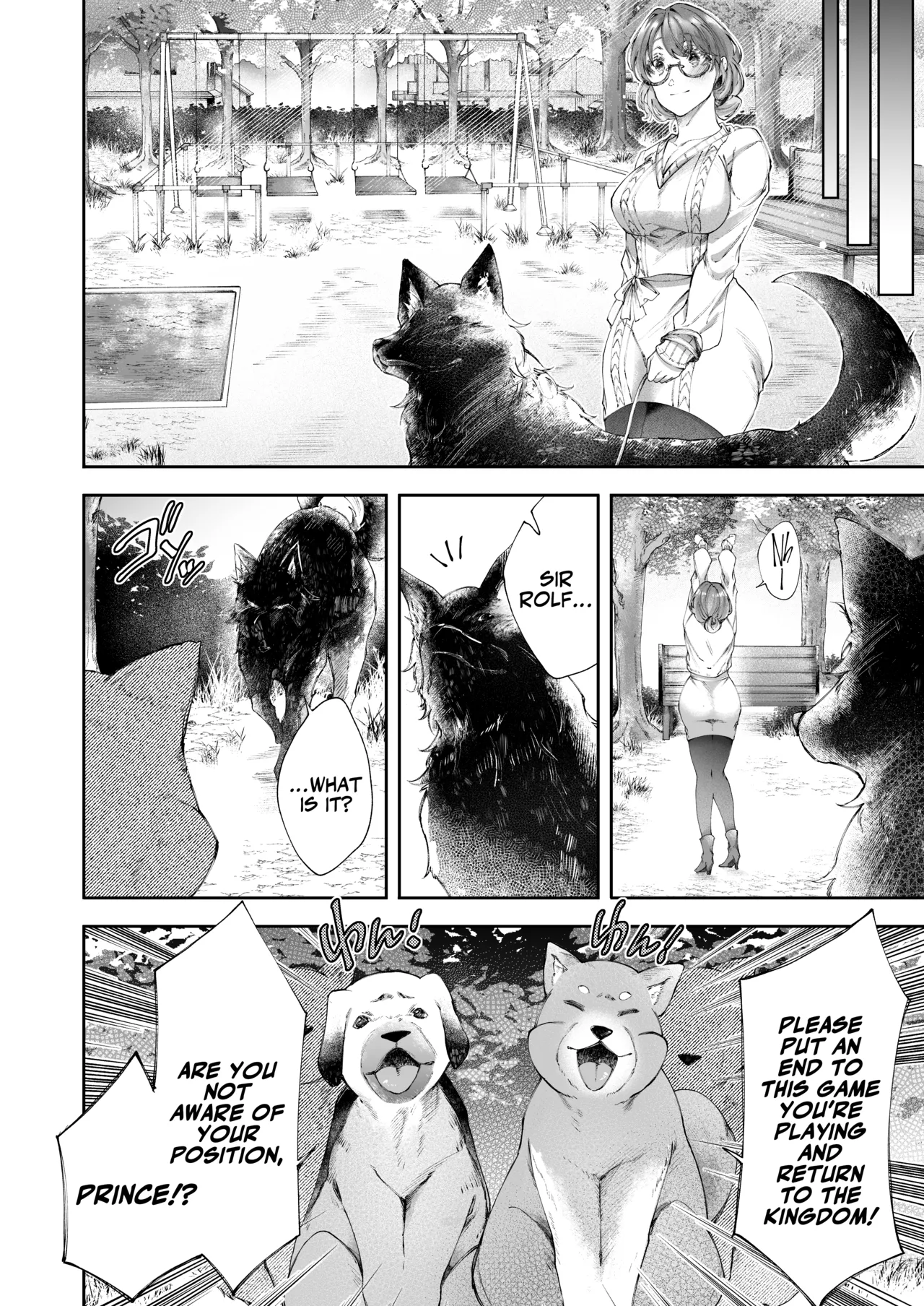 Hiroware Juujin Ouji no Kainushi Dekiai Keikaku | The Stray Beast Prince's Love Plan page 33 original parody - dog boy kissing hentai manga - read online free