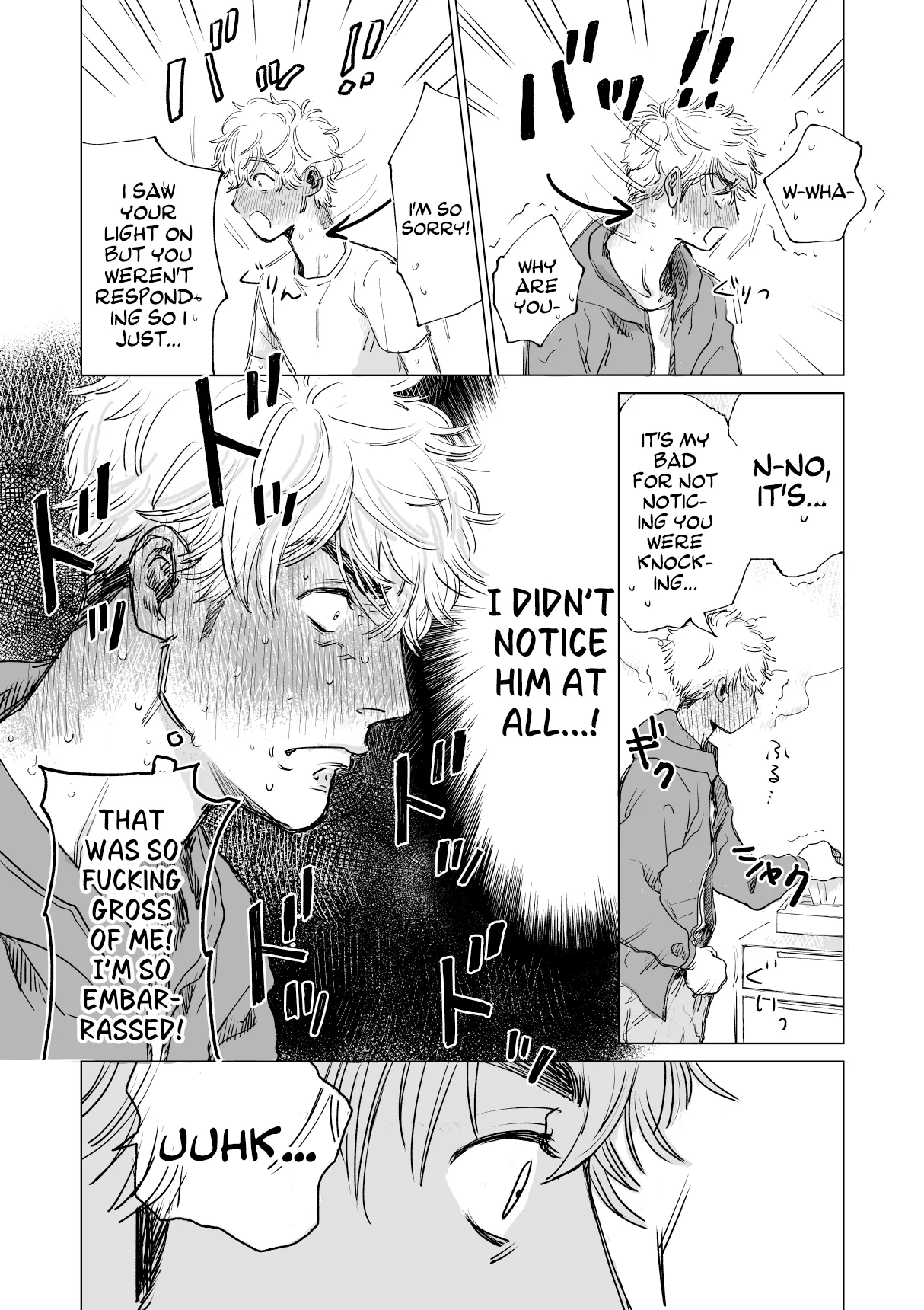 Ore no Kareshi ga Kyokonsugiru! | My boyfriend's too BIG! page 16 original parody - kissing sweating hentai manga - read online free