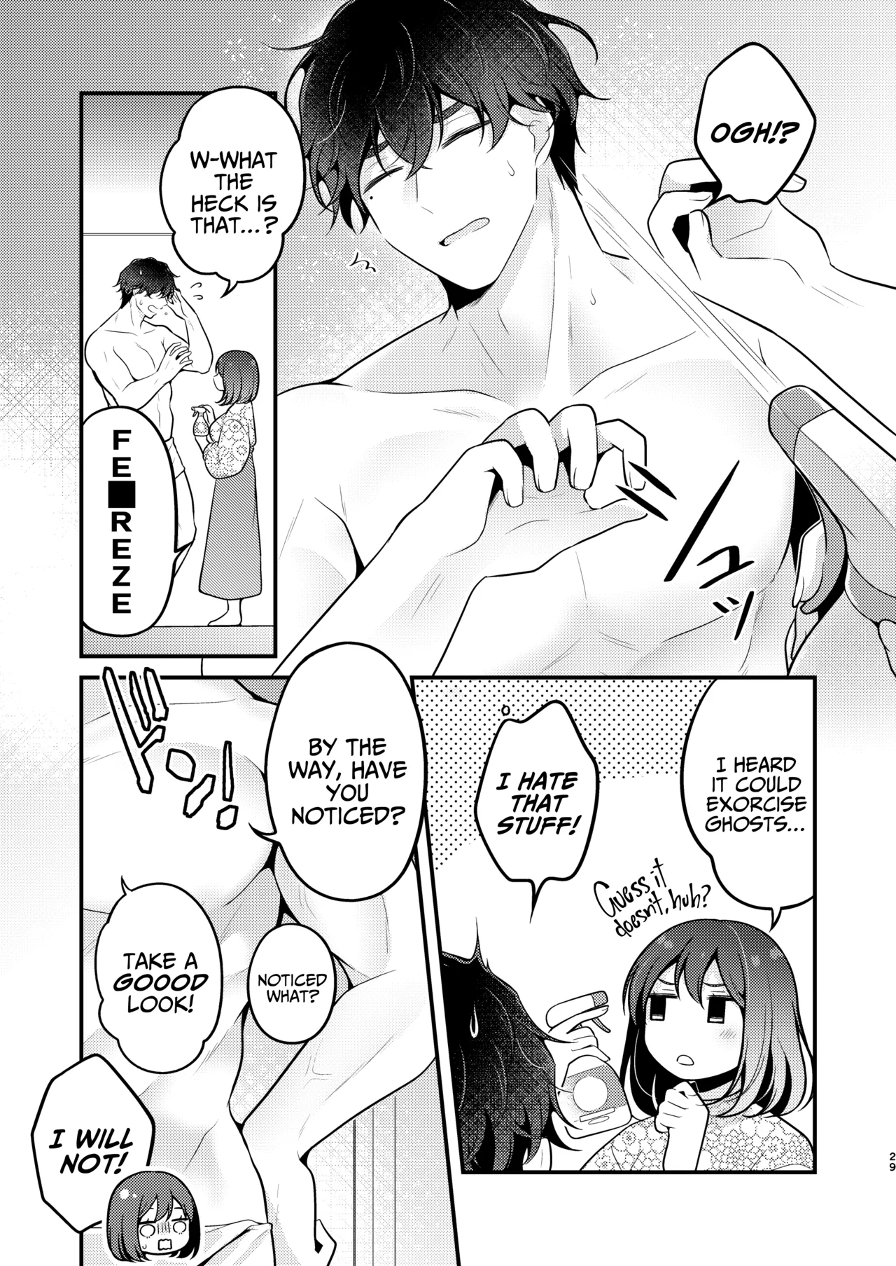 Gori Macho Yuurei ni Maiban Kakareteimasu! page 29 original parody - big breasts cunnilingus hentai manga - read online free