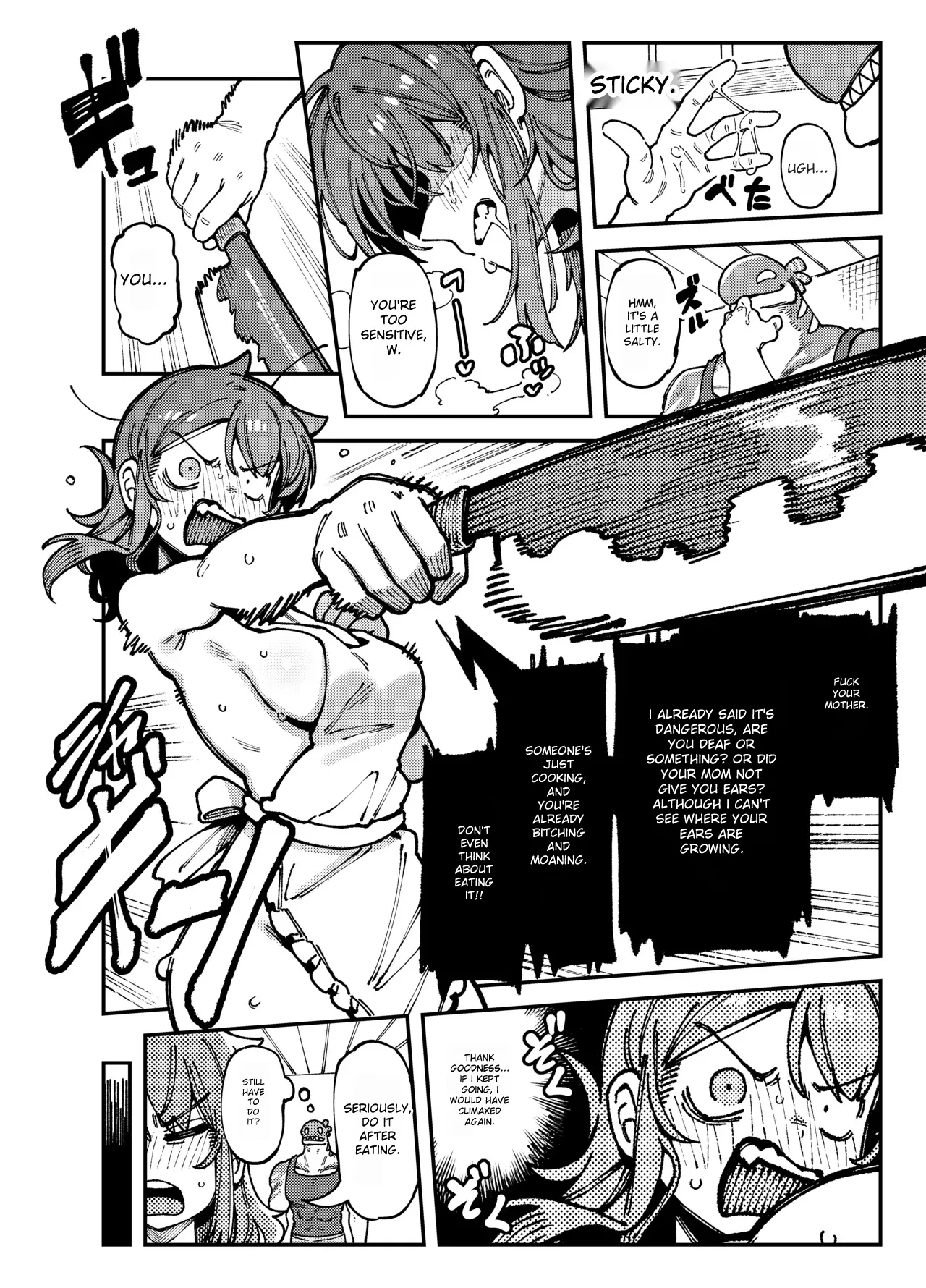 【FF44】[Hoshoku Shoujo] 敢這麼和我說話 你的媽是批發的? page 20 original parody - sole female sole male hentai manga - read online free