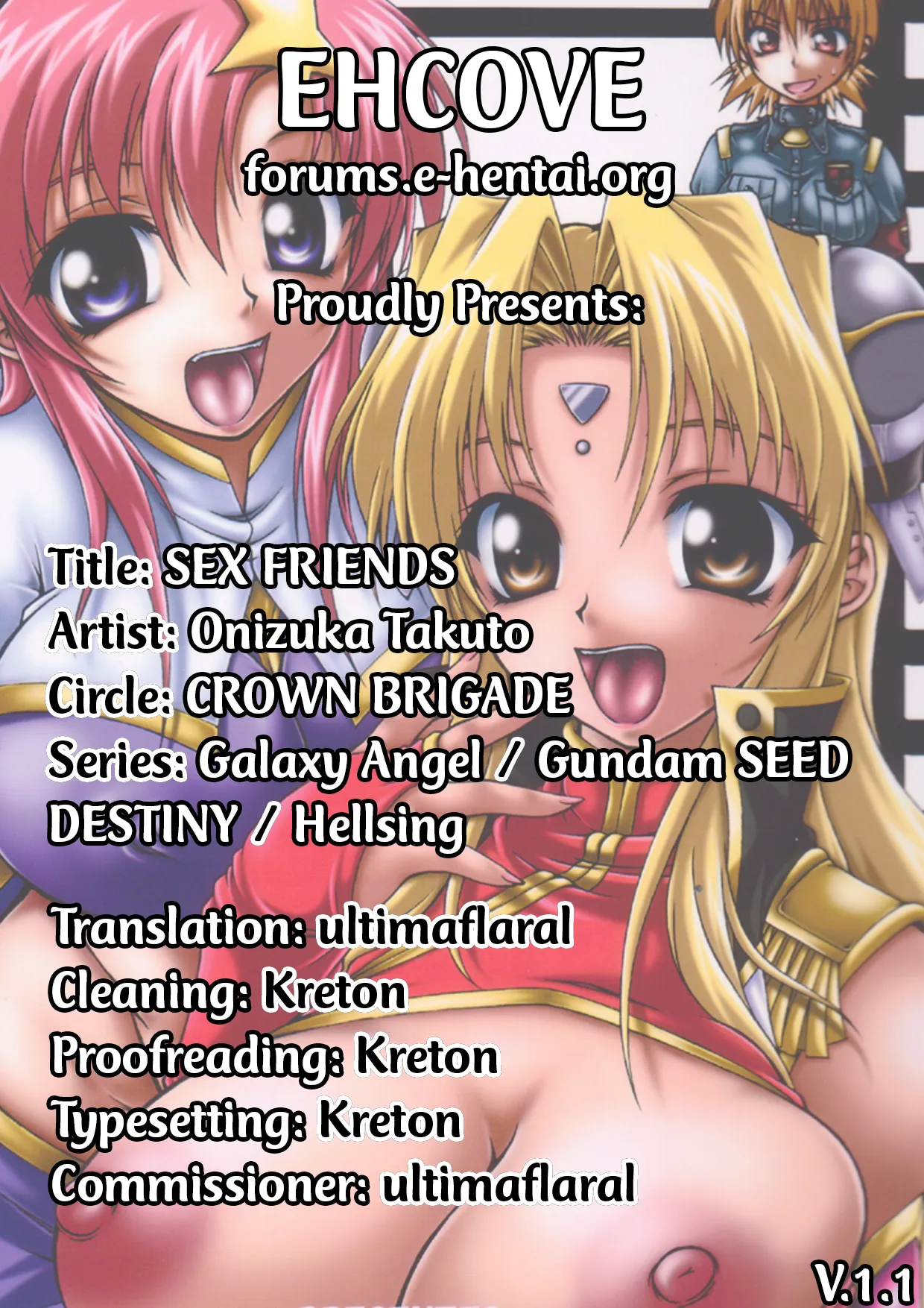 SEX FRIENDS page 31 featuring ranpha franboise gundam seed destiny parody - big breasts group hentai manga - read online free