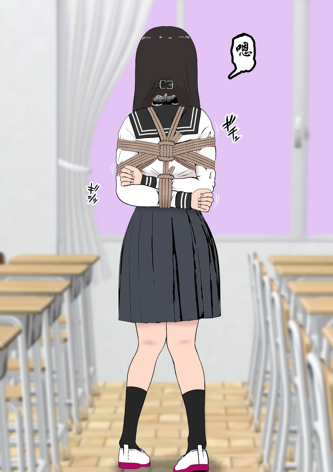 Fuuki Torishimari Kiroku 2 page 13 original parody - gag schoolgirl uniform hentai manga - read online free