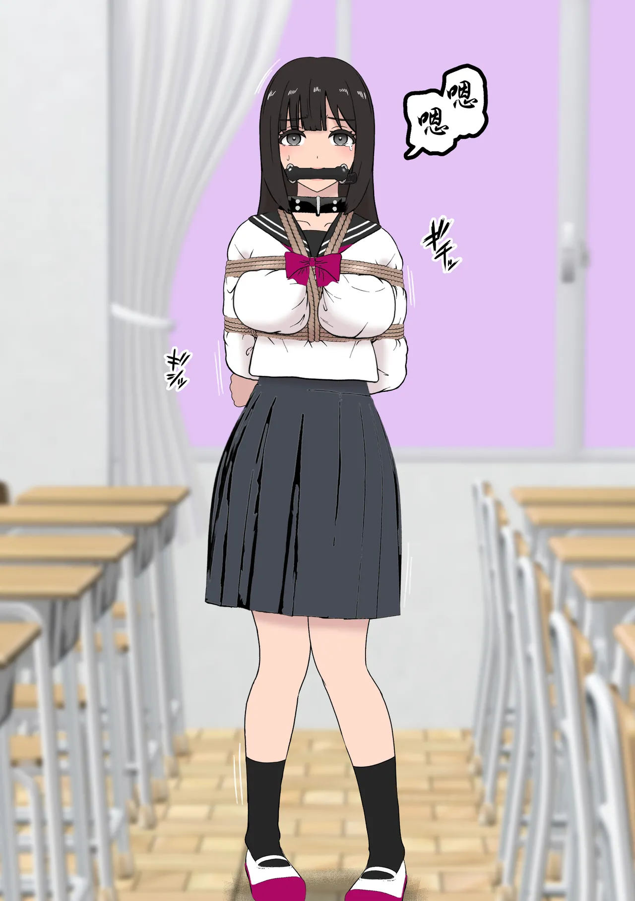 Fuuki Torishimari Kiroku 2 page 14 original parody - gag schoolgirl uniform hentai manga - read online free