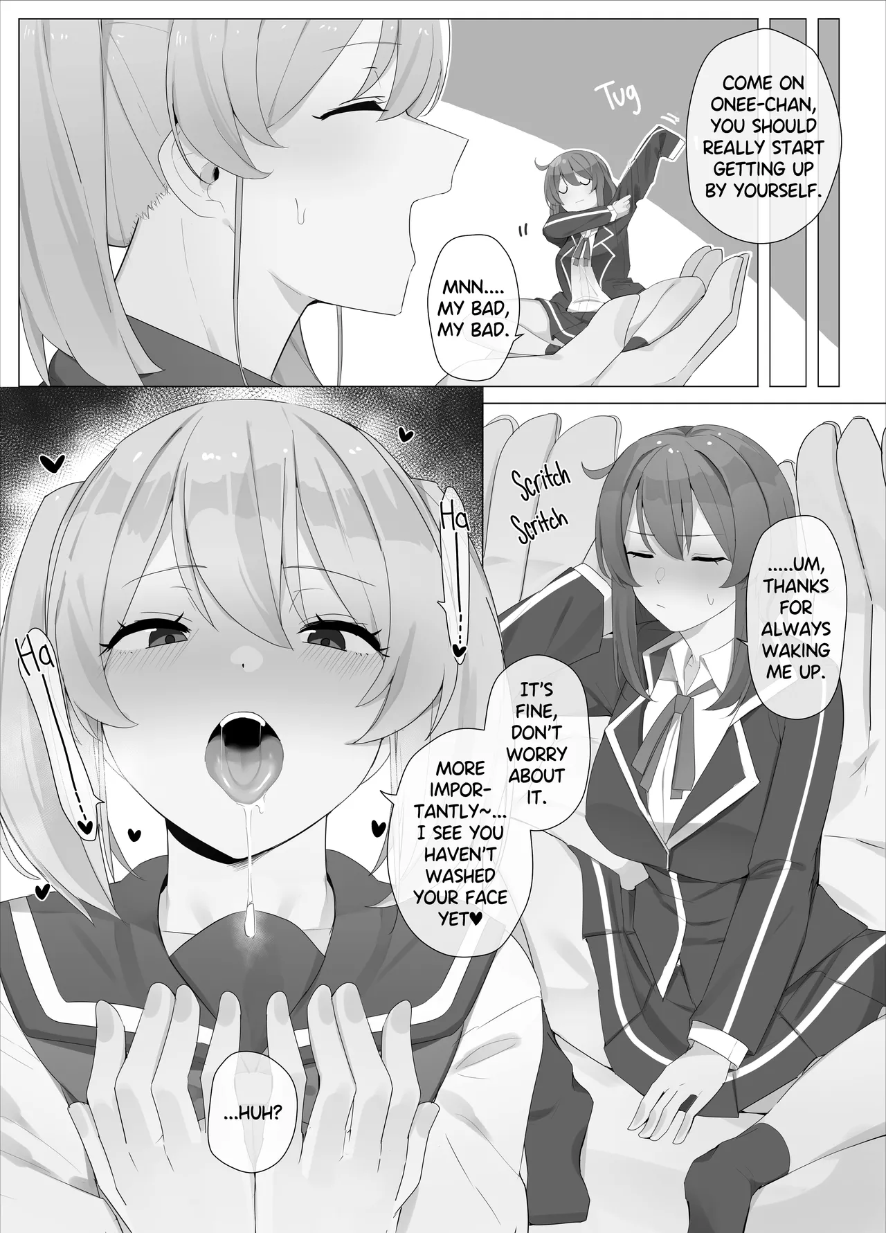 Imouto ni Shihai Sareru Ane | Decadent page 26 original parody - females only unbirth hentai manga - read online free