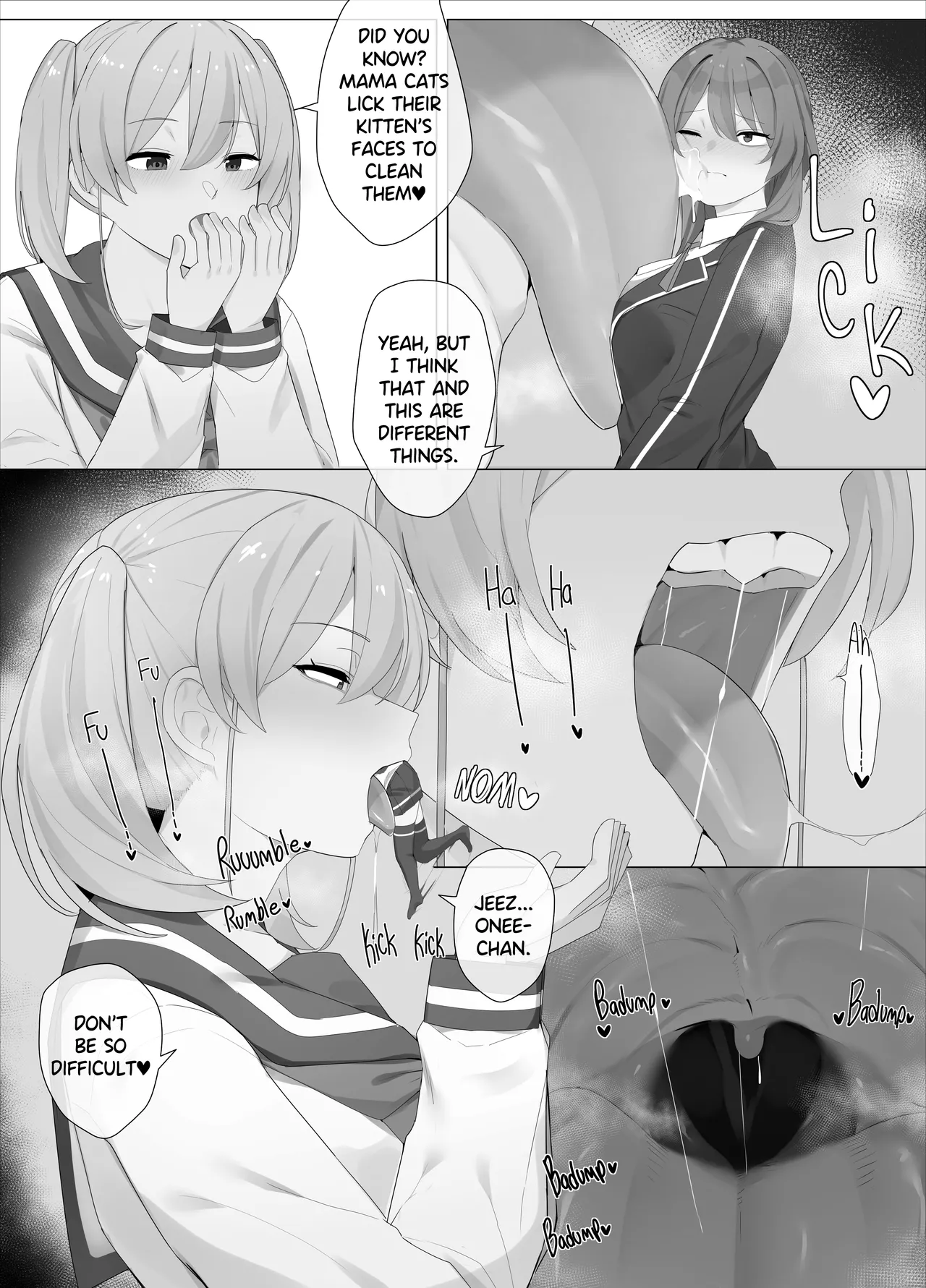 Imouto ni Shihai Sareru Ane | Decadent page 27 original parody - females only unbirth hentai manga - read online free