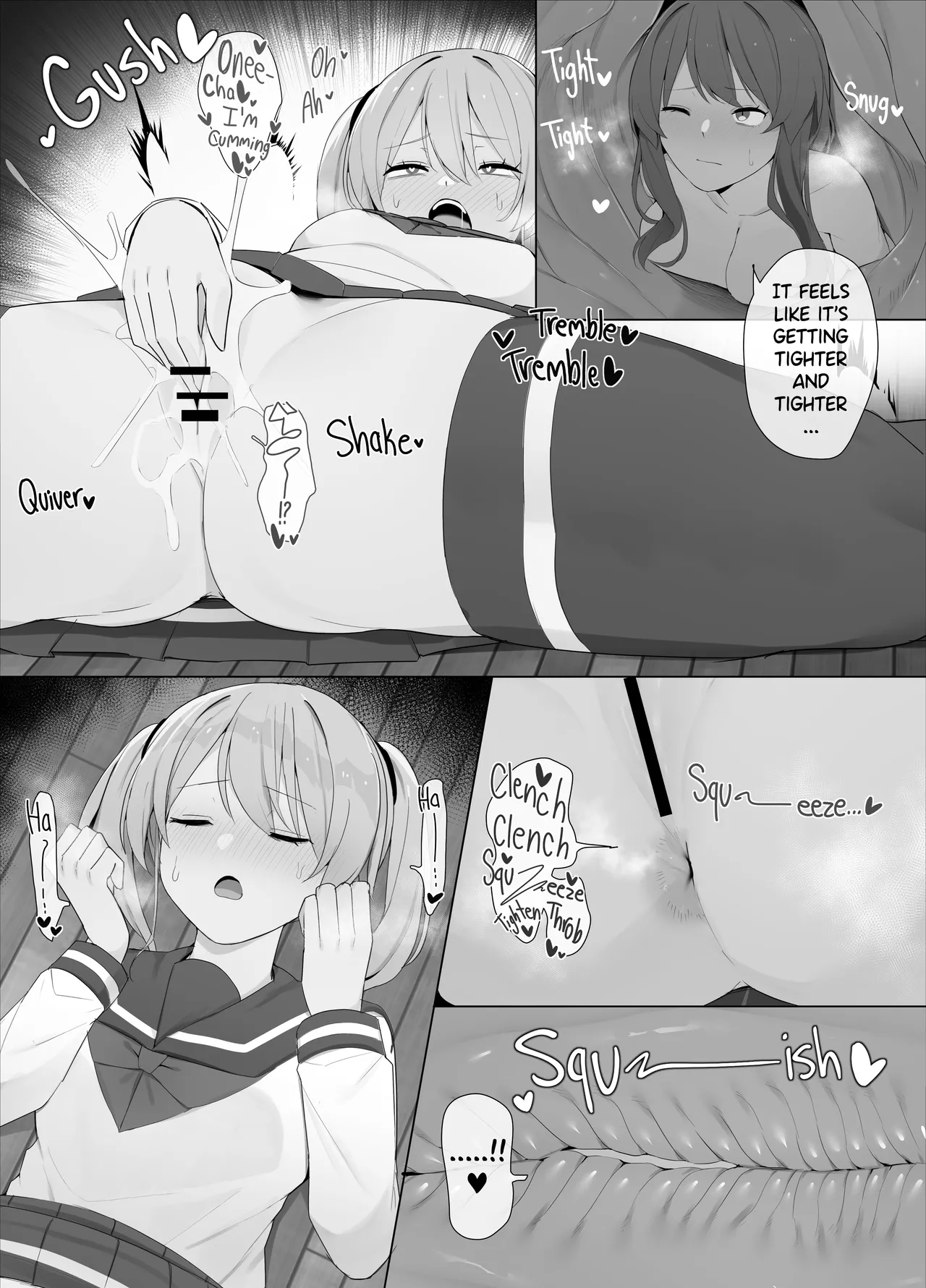Imouto ni Shihai Sareru Ane | Decadent page 46 original parody - females only unbirth hentai manga - read online free