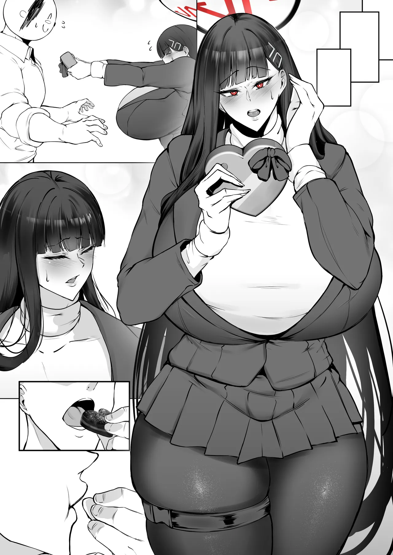 Rio to Junai Valentine page 19 featuring rio tsukatsuki blue archive parody - big breasts huge breasts hentai manga - read online free