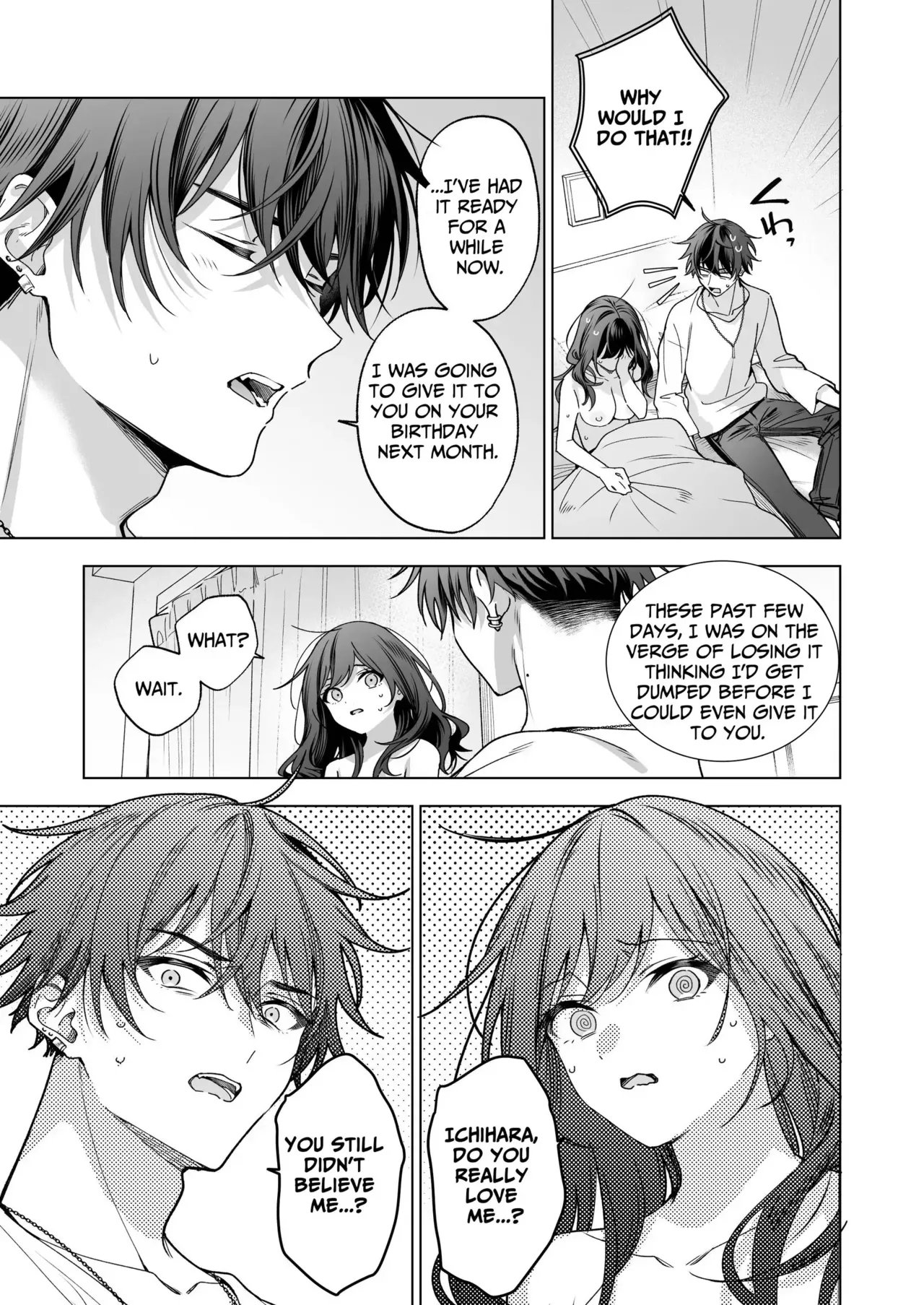 SeFri no Ichihara ga Nigashite Kurenai | My FWB Ichihara Won't Let Me Go page 57 original parody - nakadashi fingering hentai manga - read online free