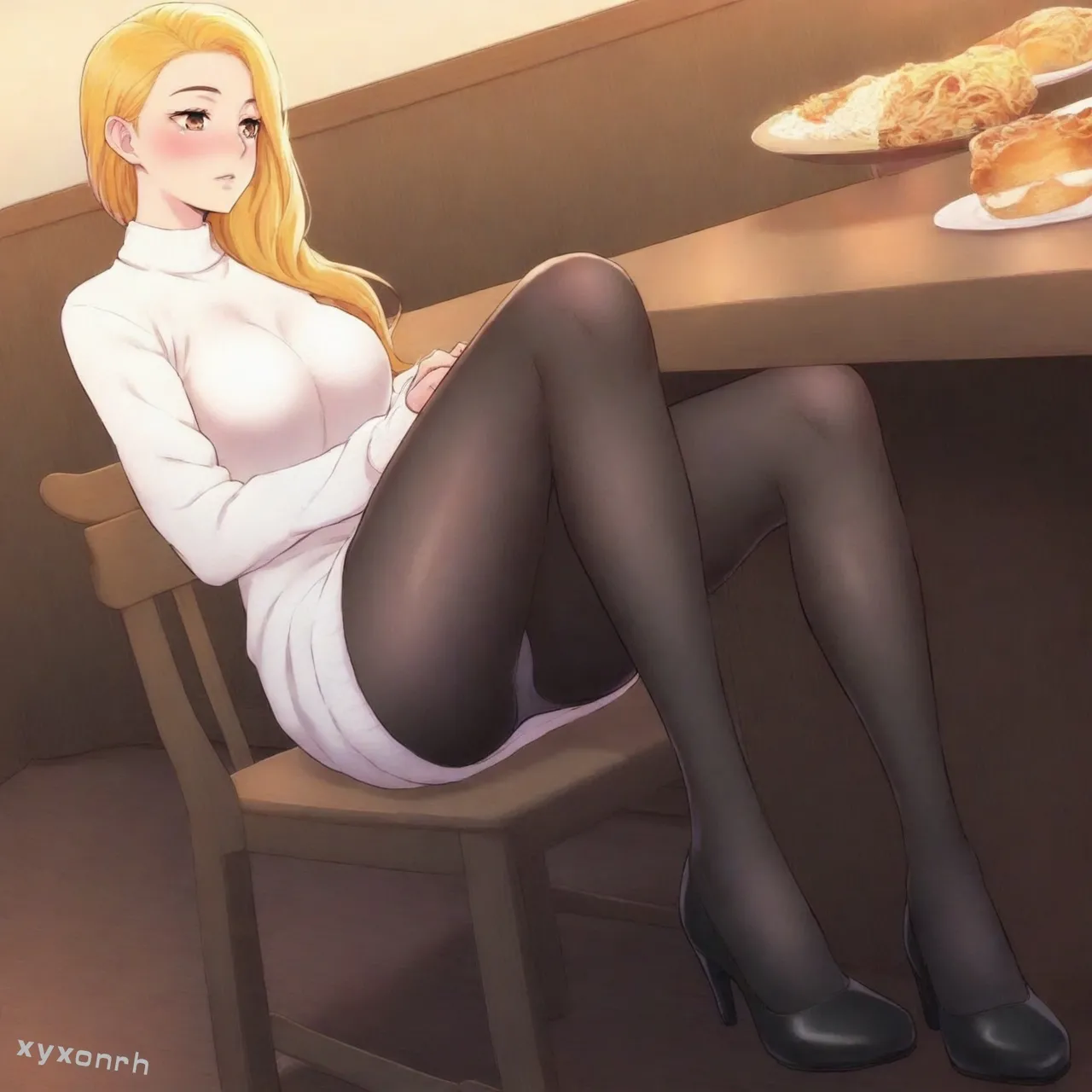 cute sophie webtoon 漂亮干姐姐 page 23 - ai generated hentai manga - read online free