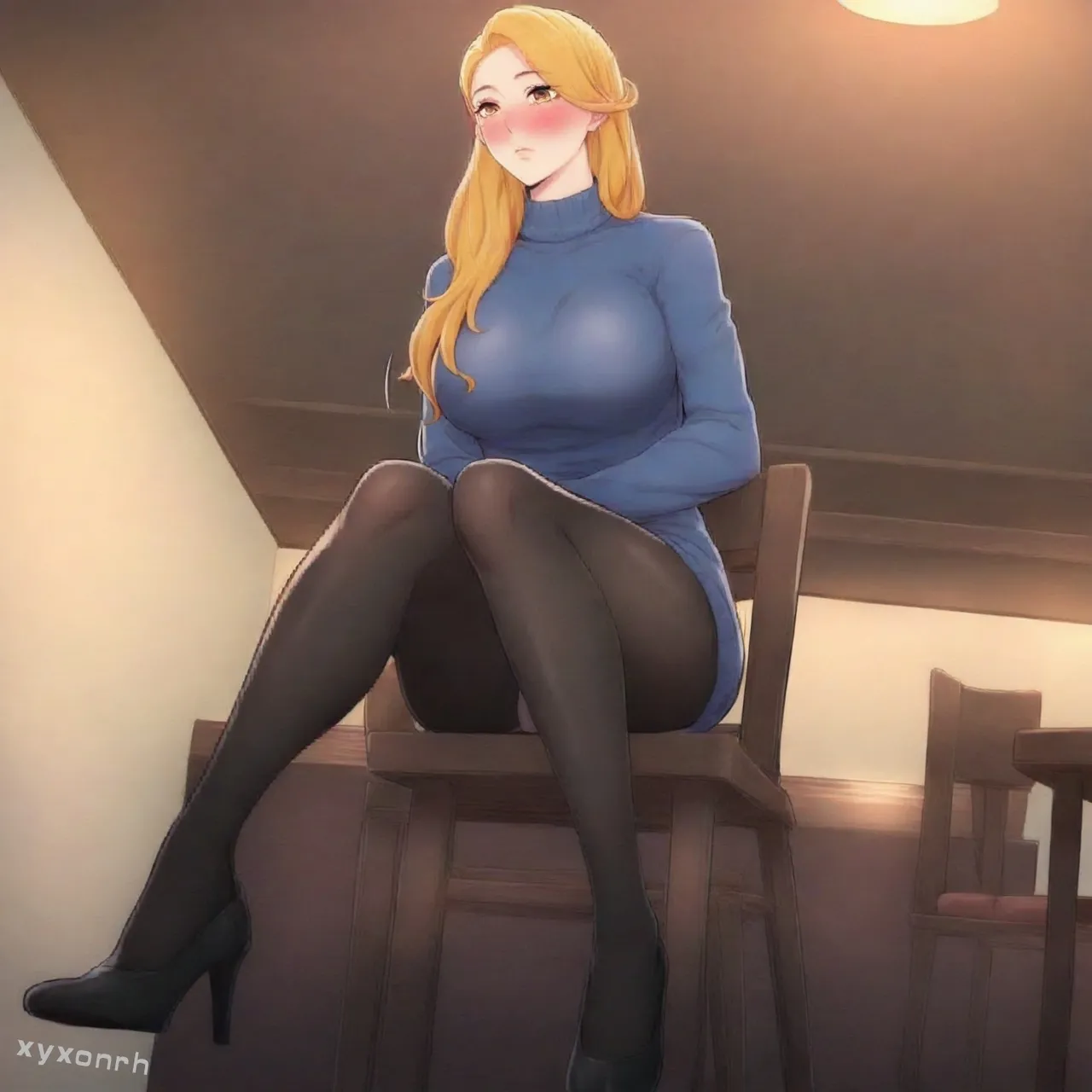 cute sophie webtoon 漂亮干姐姐 page 25 - ai generated hentai manga - read online free