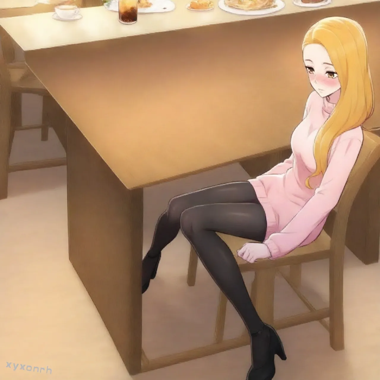 cute sophie webtoon 漂亮干姐姐 page 35 - ai generated hentai manga - read online free