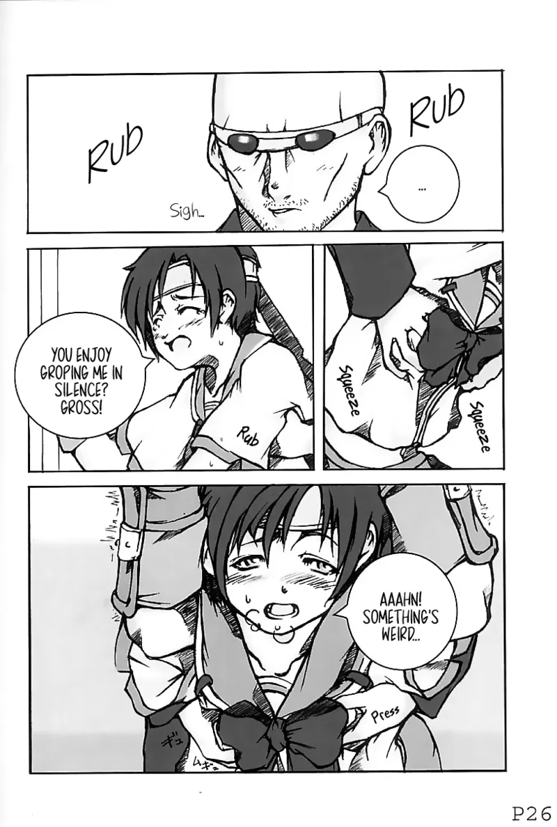 Festa. page 27 featuring yuffie kisaragi final fantasy vii parody - big breasts bald hentai manga - read online free