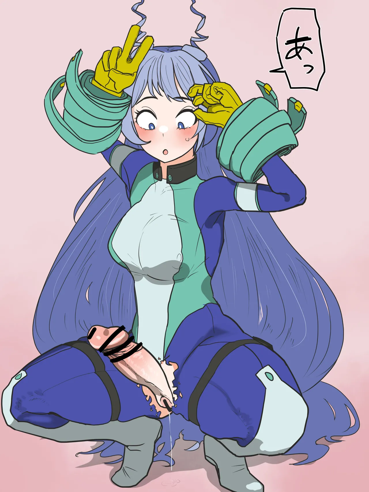 [Kaisen Donburi] Futa Chuui. HeroAca no Nejire-chan ga Tekoki Oji-san ni Otosareru Hanashi (Boku no Hero Academia) page 10 featuring nejire hado my hero academia parody - sole female very long hair hentai manga - read online free