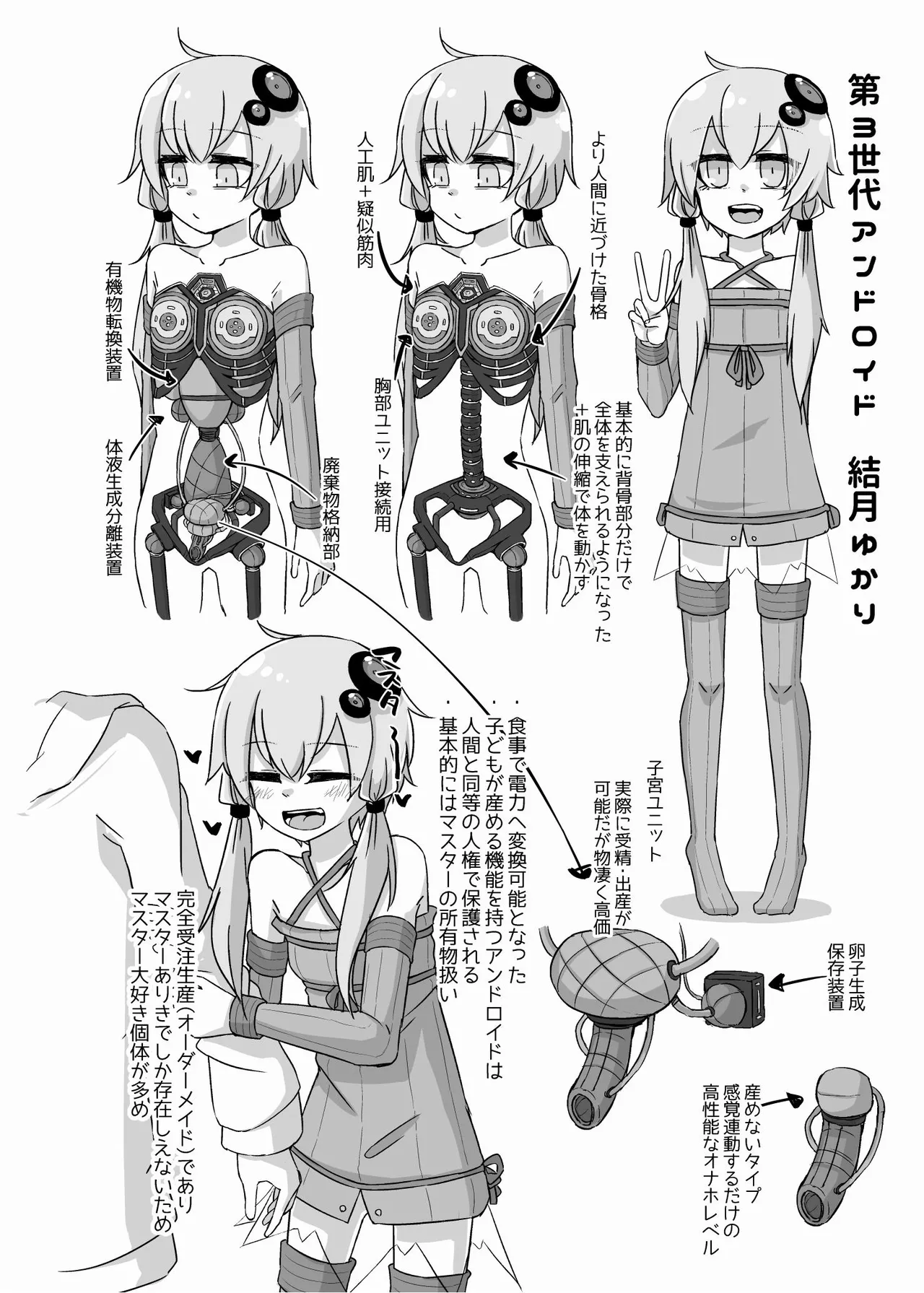 ANDROID CONCEPT page 14 featuring yukari yuzuki - robot hentai manga - read online free