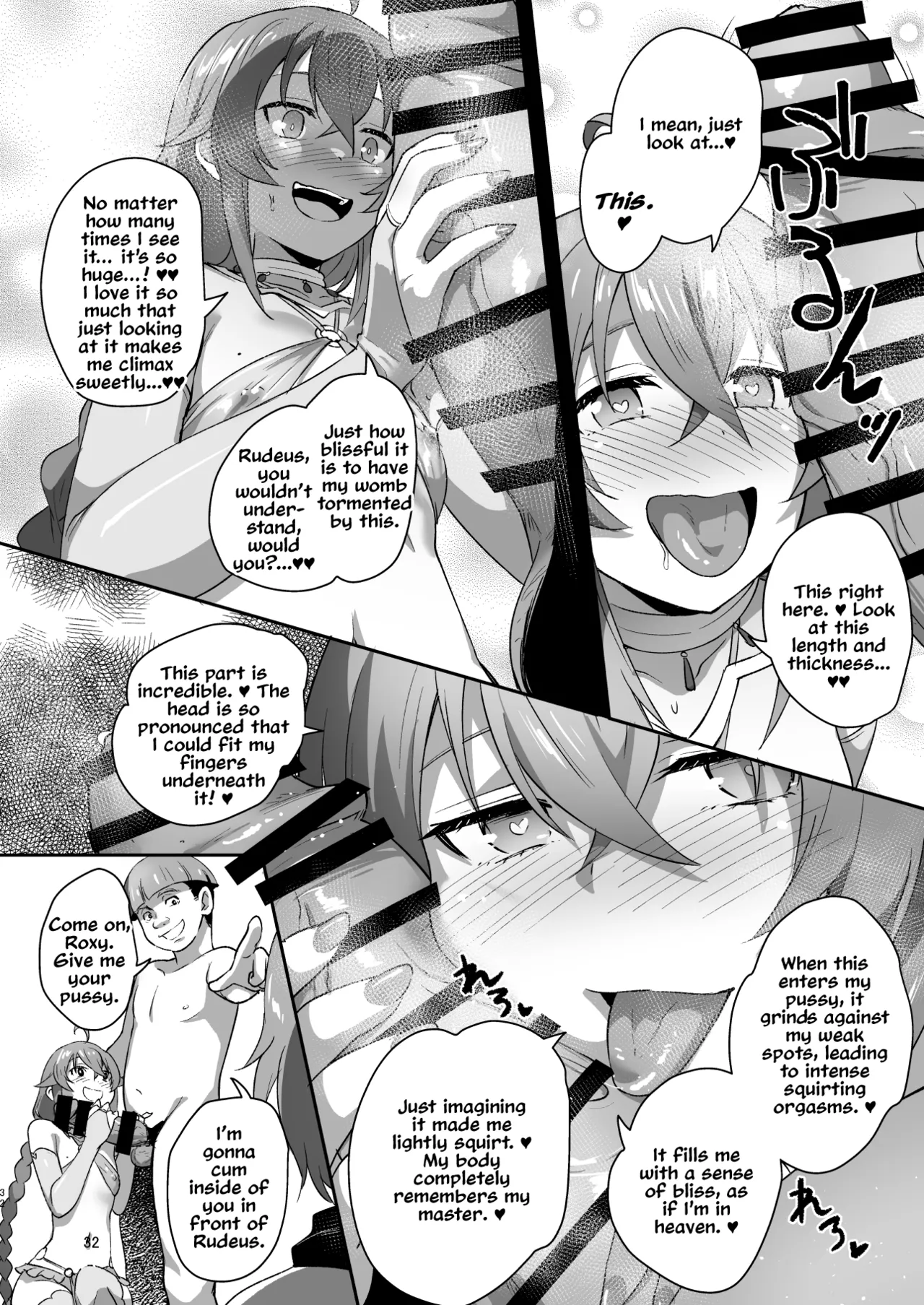 BAD END HEAVEN 5 page 31 featuring roxy migurdia mushoku tensei parody - sole female big penis hentai manga - read online free