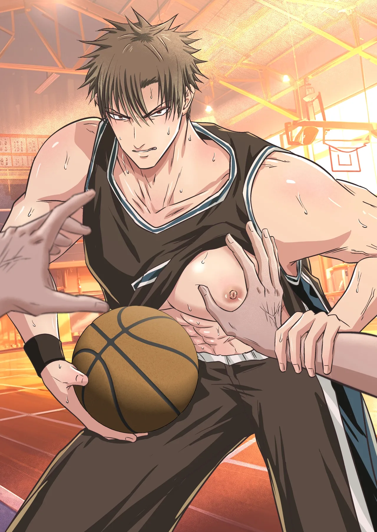 【青长花芽】クール男子受けシリーズvol.２ 敏感体質なバスケ部後輩をマンツーマン指導する。【男男菊花香汉化】【chinese】 page 33 original parody - full color males only hentai manga - read online free