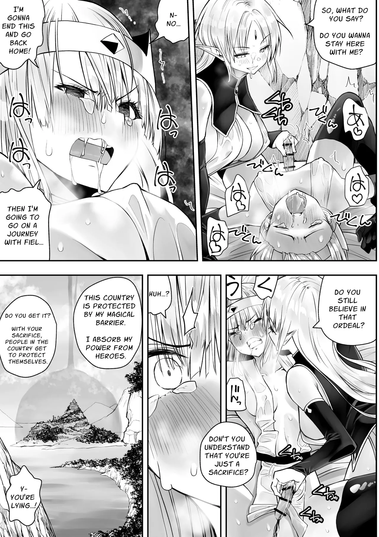 Yuusha nafurita no bouken | Dickchick Hero's Adventure page 46 original parody - futanari elf hentai manga - read online free