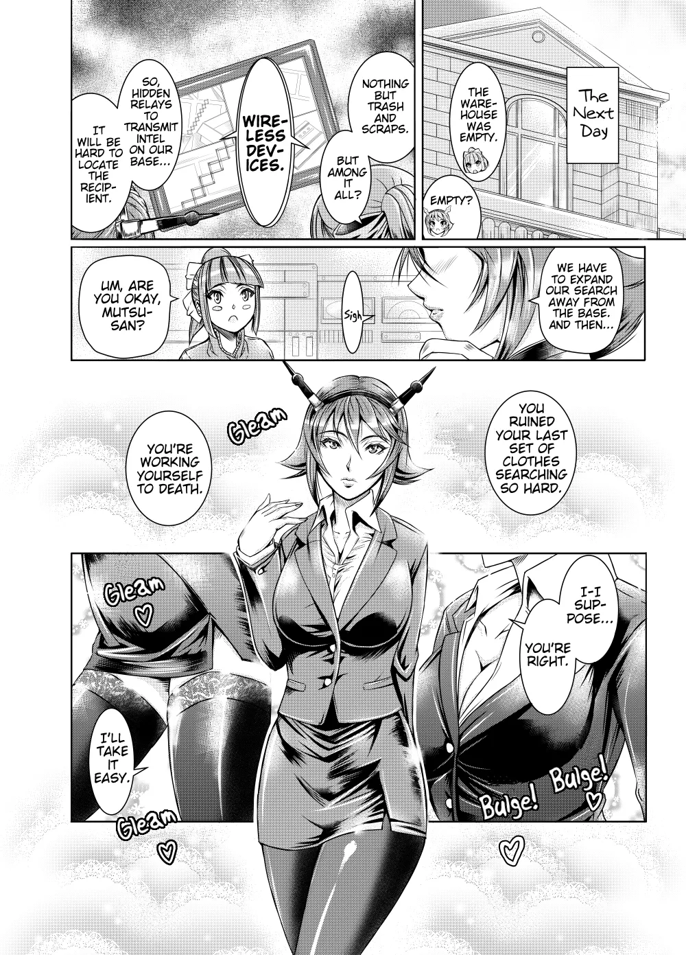 [LUCRETiA (Hiichan)] Ken-Jyuu Dai Yon Kan Ware, Gouchin seri--!! (Kantai Collection -KanColle-) [English] [EHCOVE] [Digital] page 43 featuring mutsu kantai collection parody - big breasts dog hentai manga - read online free