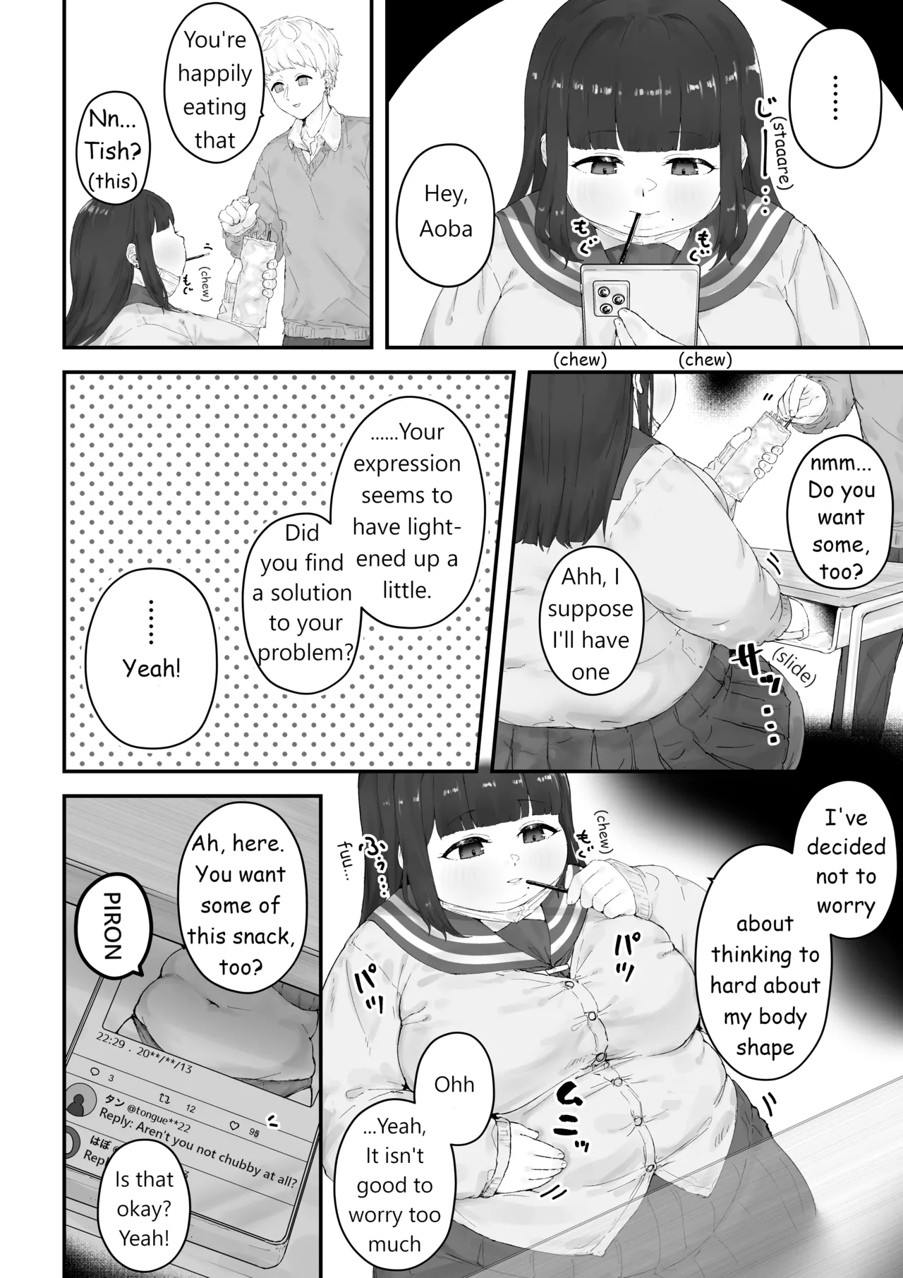 Aoba's Weight Gain page 26 original parody - bbw weight gain hentai manga - read online free