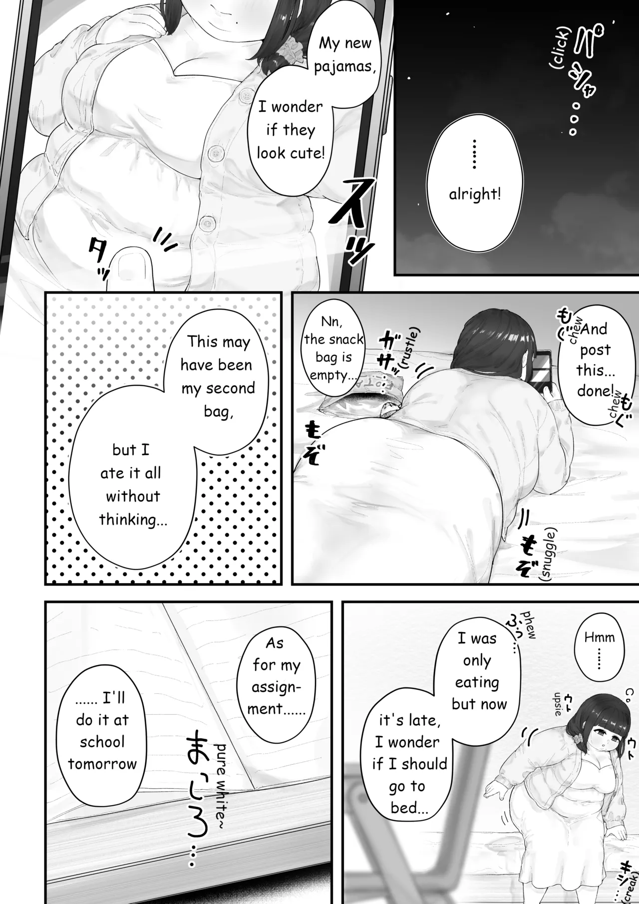 Aoba's Weight Gain page 28 original parody - bbw weight gain hentai manga - read online free