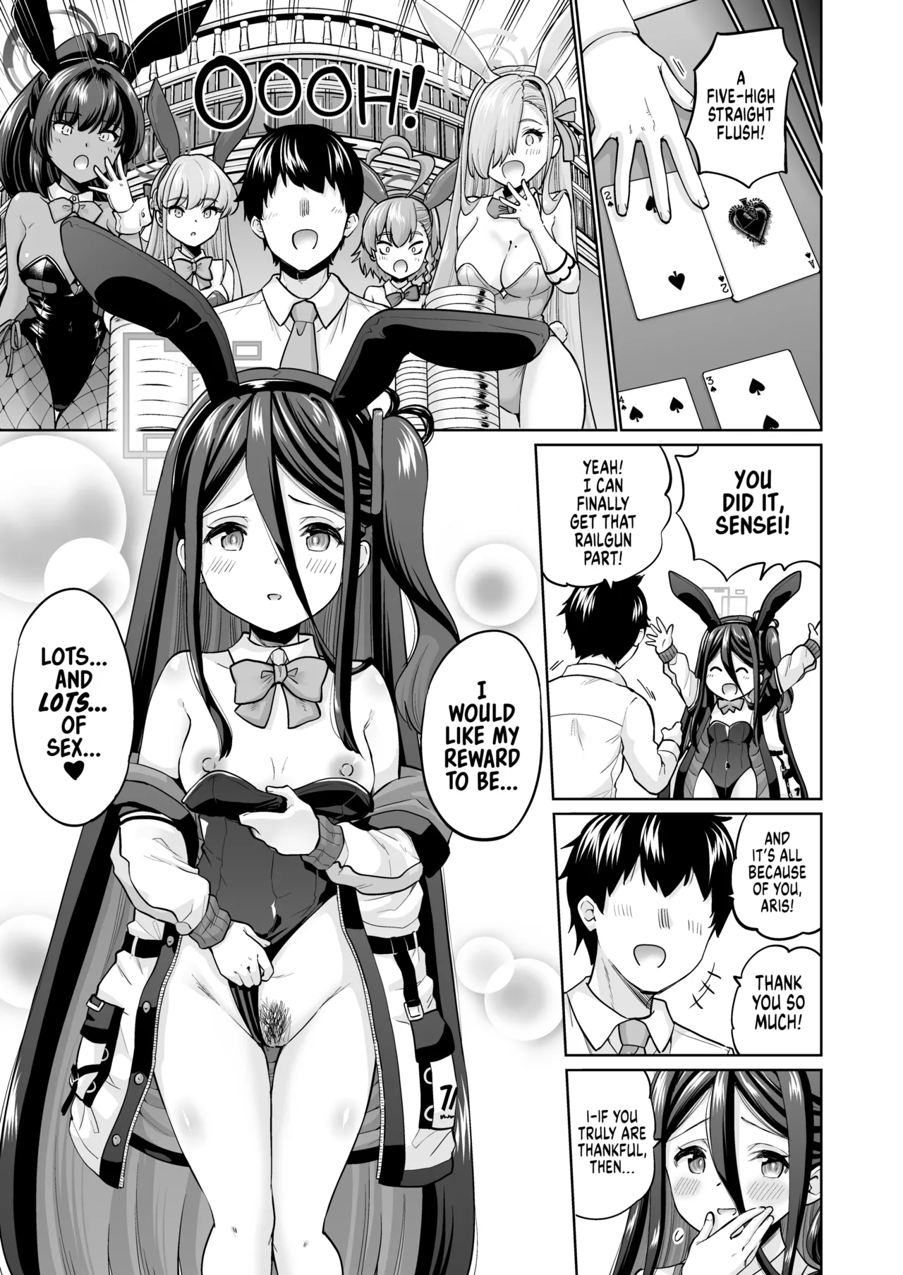 [sarfatation (Sarfata)] Bunny na Alice wa Suki desu ka - Do you like Bunny-Alice? | Anything to See You Smile [English] {2d-market.com} [Decensored] [Digital] page 24 featuring sensei blue archive parody - sole female sole male hentai manga - read online free