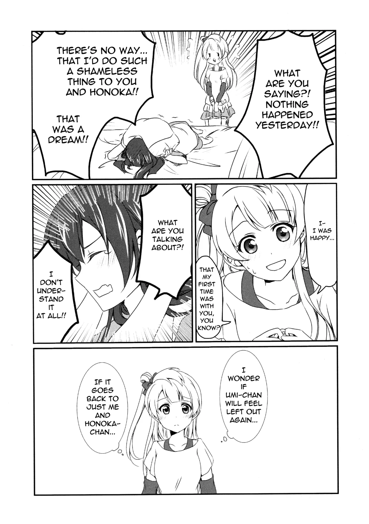 Mega μ'2Y page 10 featuring kotori minami love live parody - strap-on females only hentai manga - read online free