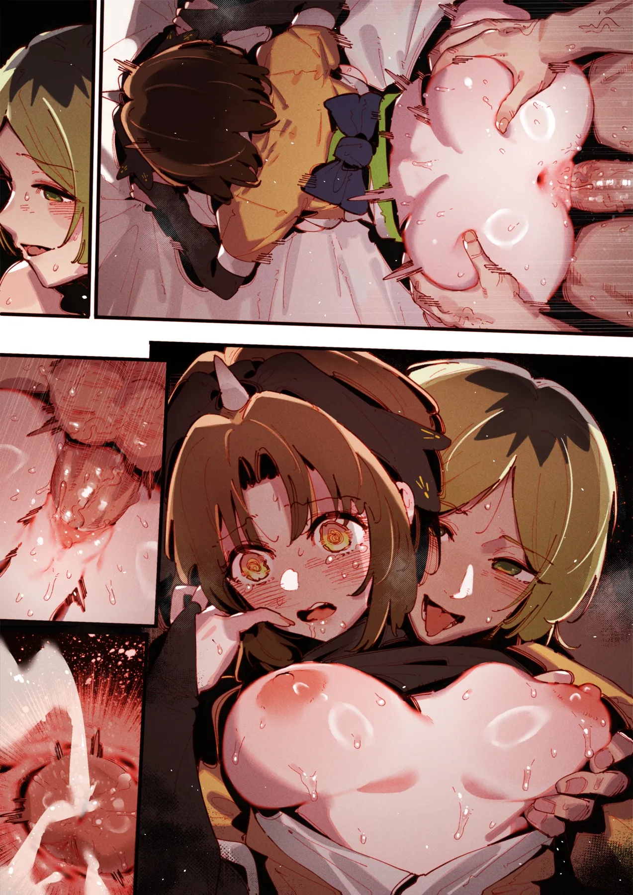 01-17_Akane &...😎🍆💢 & _Kana &...👒🍆💢 & Miyako page 66 featuring aqua hoshino oshi no ko parody - nakadashi full color hentai manga - read online free