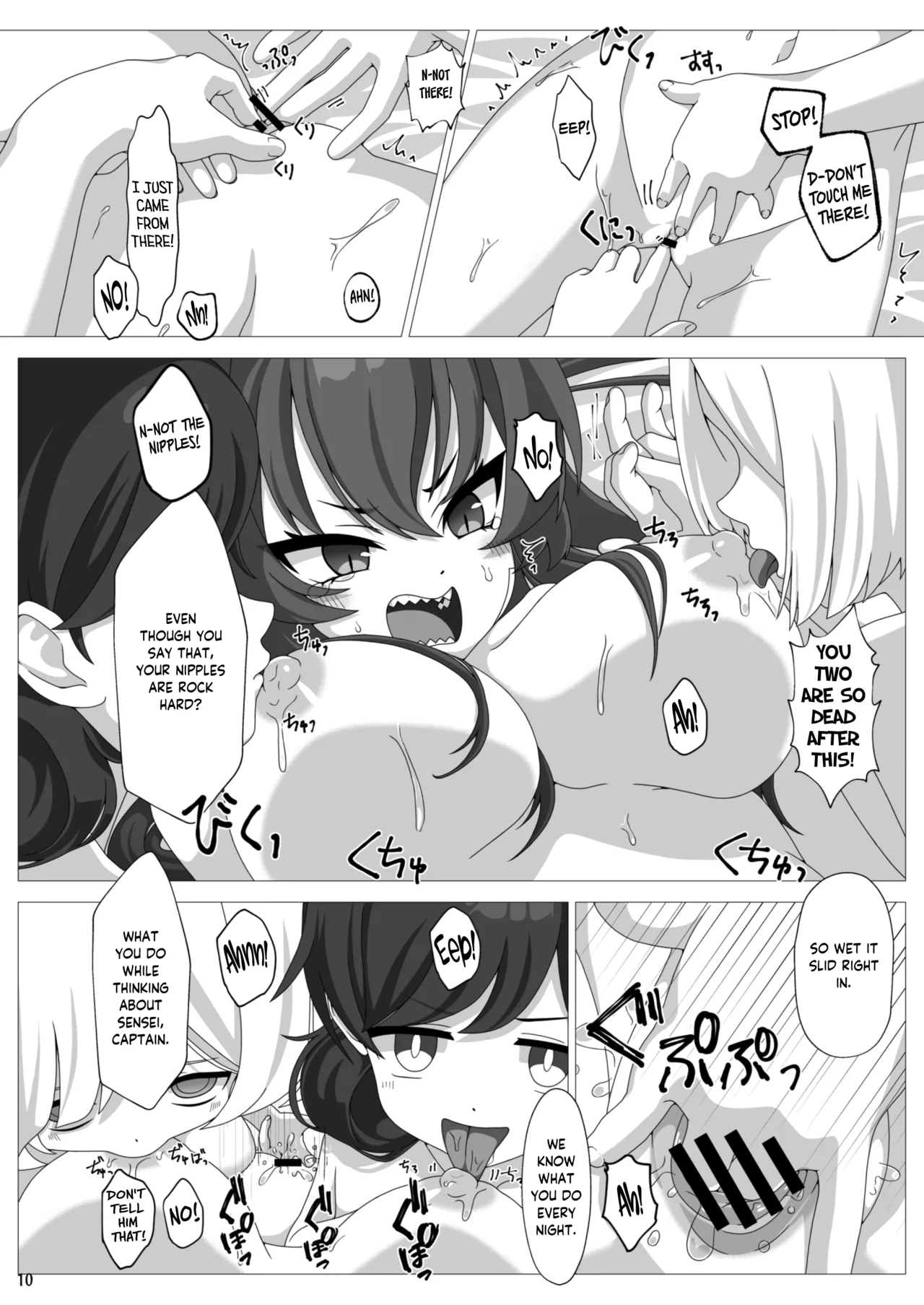 Rabu Love 3xxx3 page 11 featuring sensei blue archive parody - unusual teeth group hentai manga - read online free