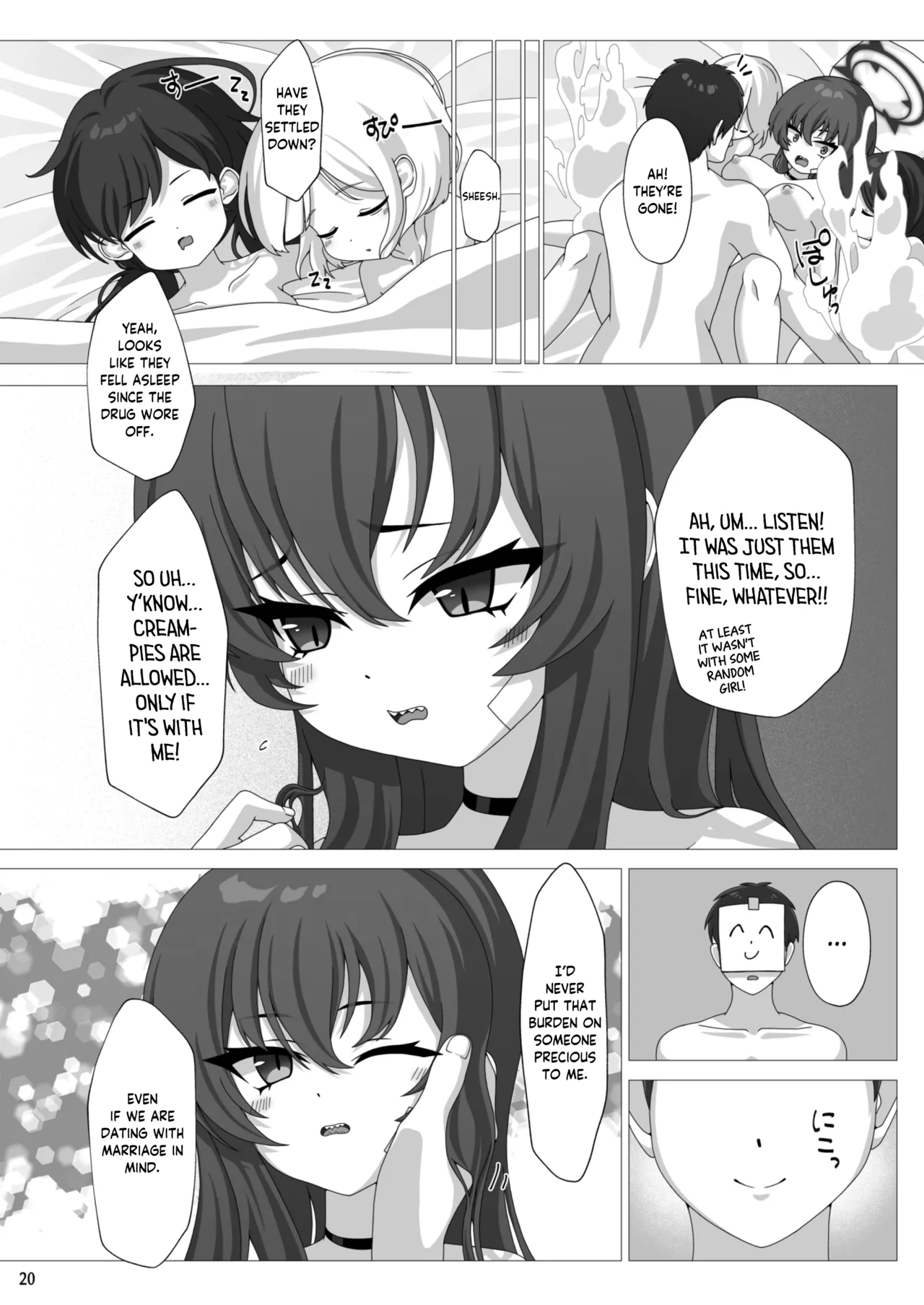Rabu Love 3xxx3 page 21 featuring sensei blue archive parody - unusual teeth group hentai manga - read online free