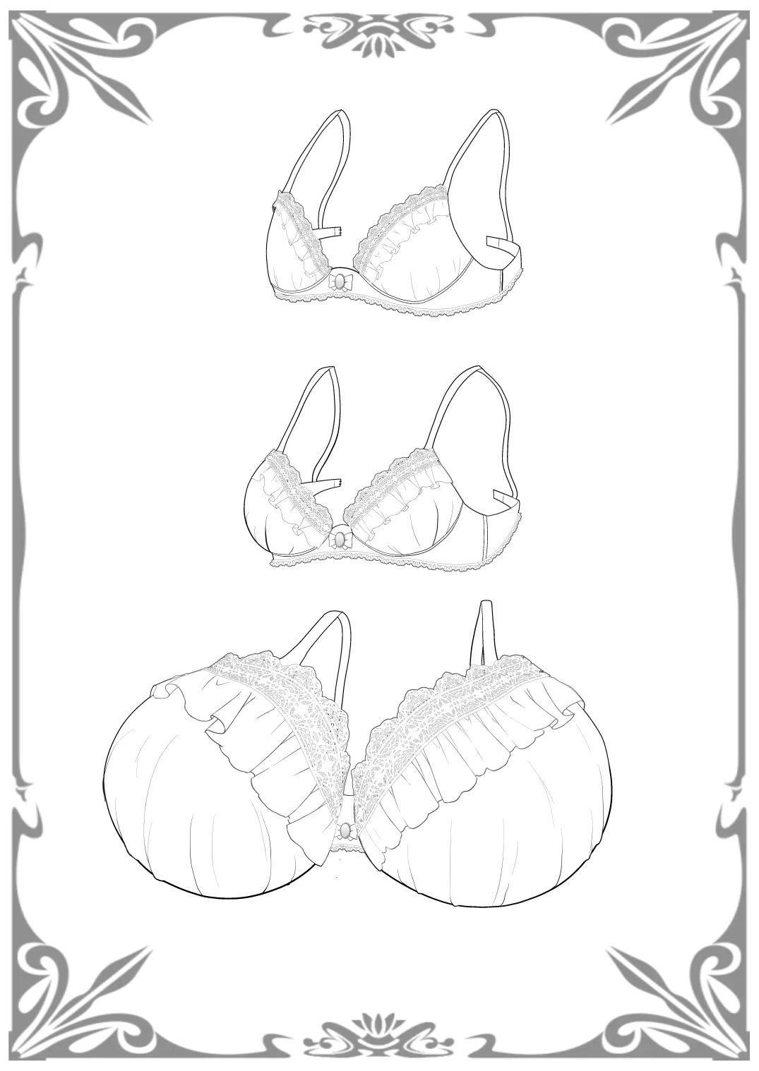 Mune ga Ookikunaru Shitagi o Kounyuu Shita Kizoku Reijou no Matsuro page 13 original parody - big breasts masturbation hentai manga - read online free