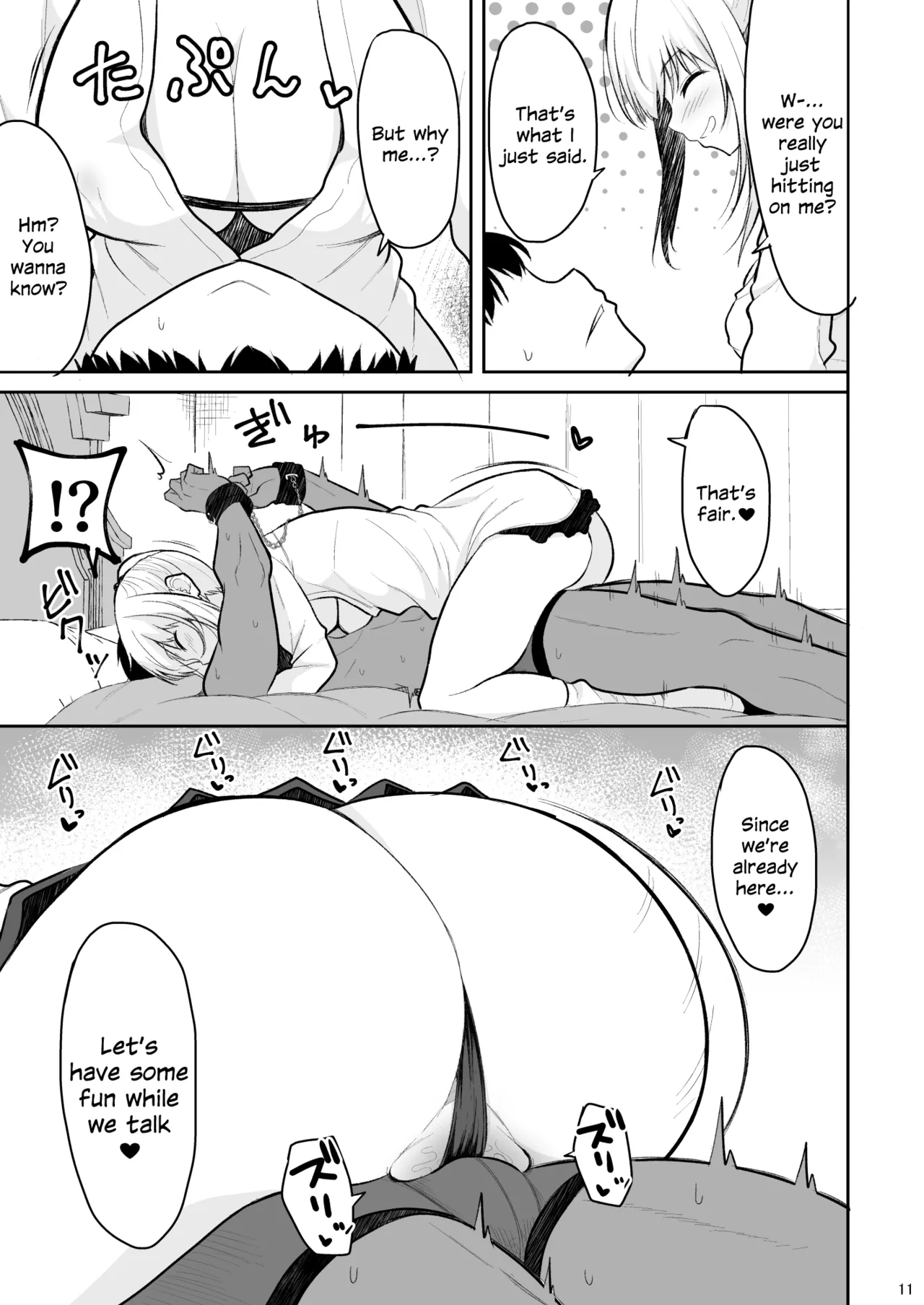 Jikka ga Futoi Gal ga Boku no Risei o Hakai shite Nakadashi Saseru made page 10 original parody - sole female sole male hentai manga - read online free