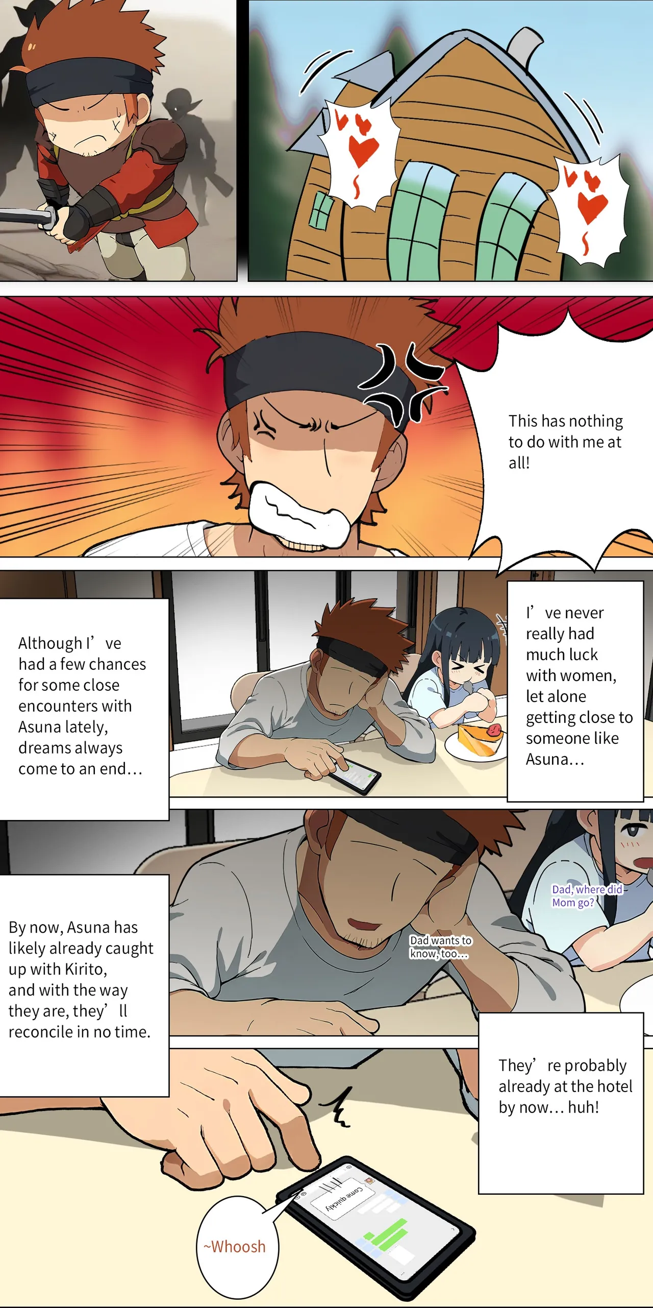 Asuna family 1-24 page 142 featuring yui sword art online parody - milf big breasts hentai manga - read online free