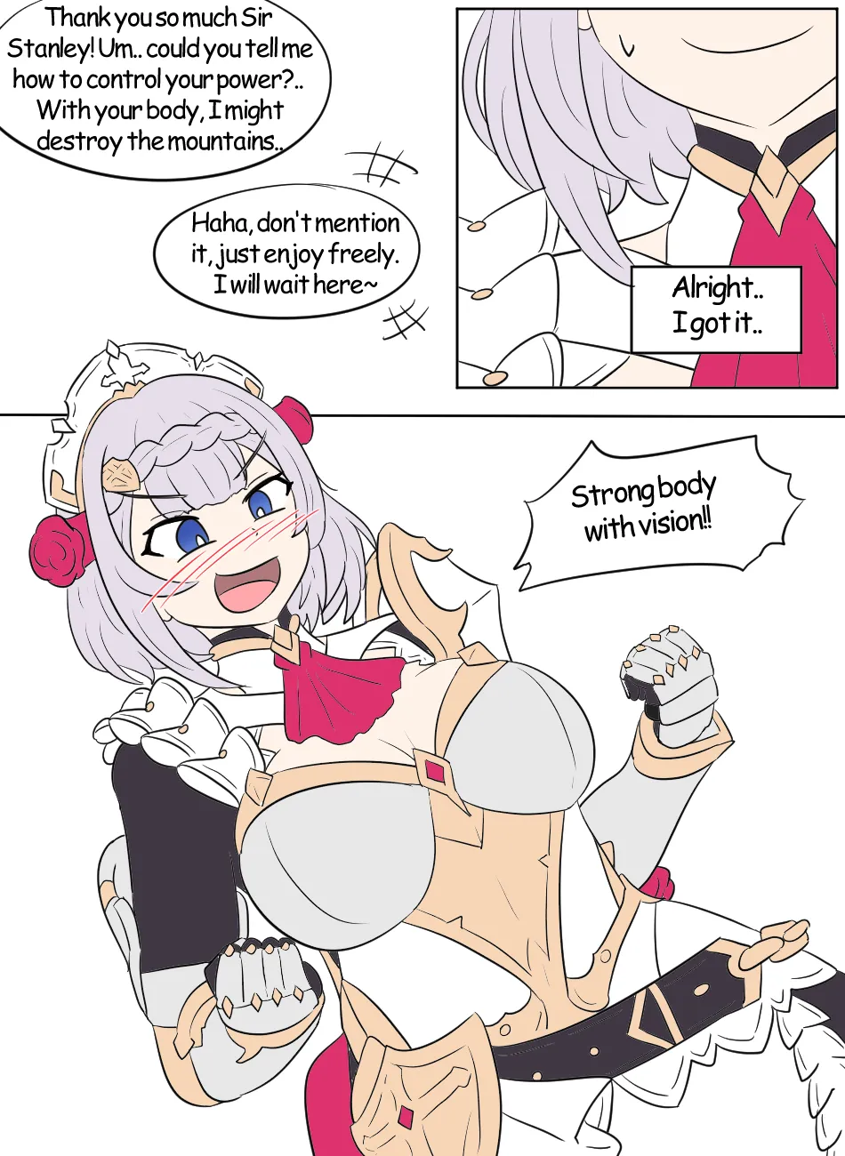 Genshin TSF: Swap-toss page 12 featuring noelle genshin impact parody - body swap full color hentai manga - read online free