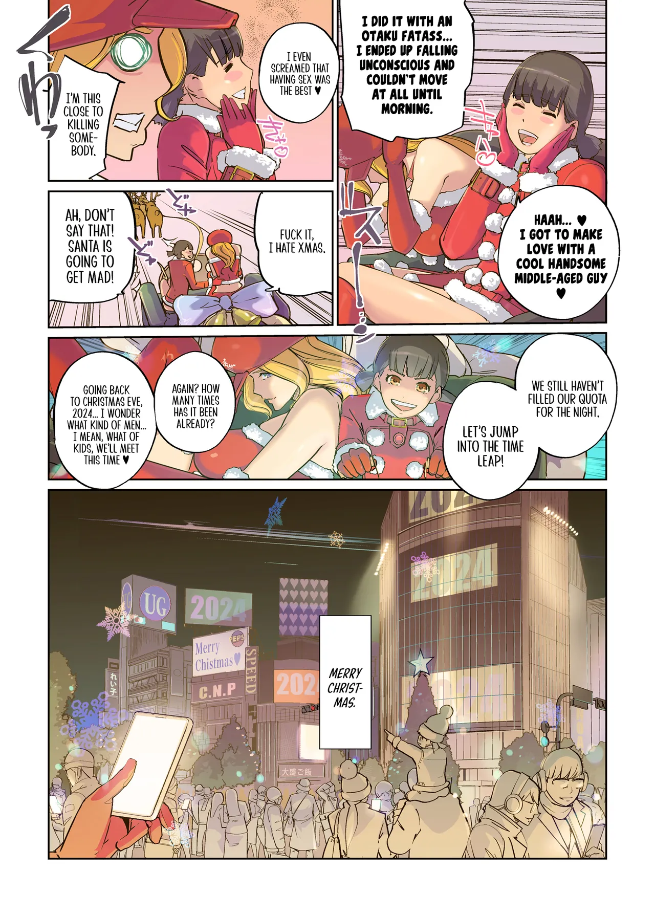 Mainichi ga Merry Christmas | Every Day Is Merry Christmas page 47 original parody - kissing big breasts hentai manga - read online free