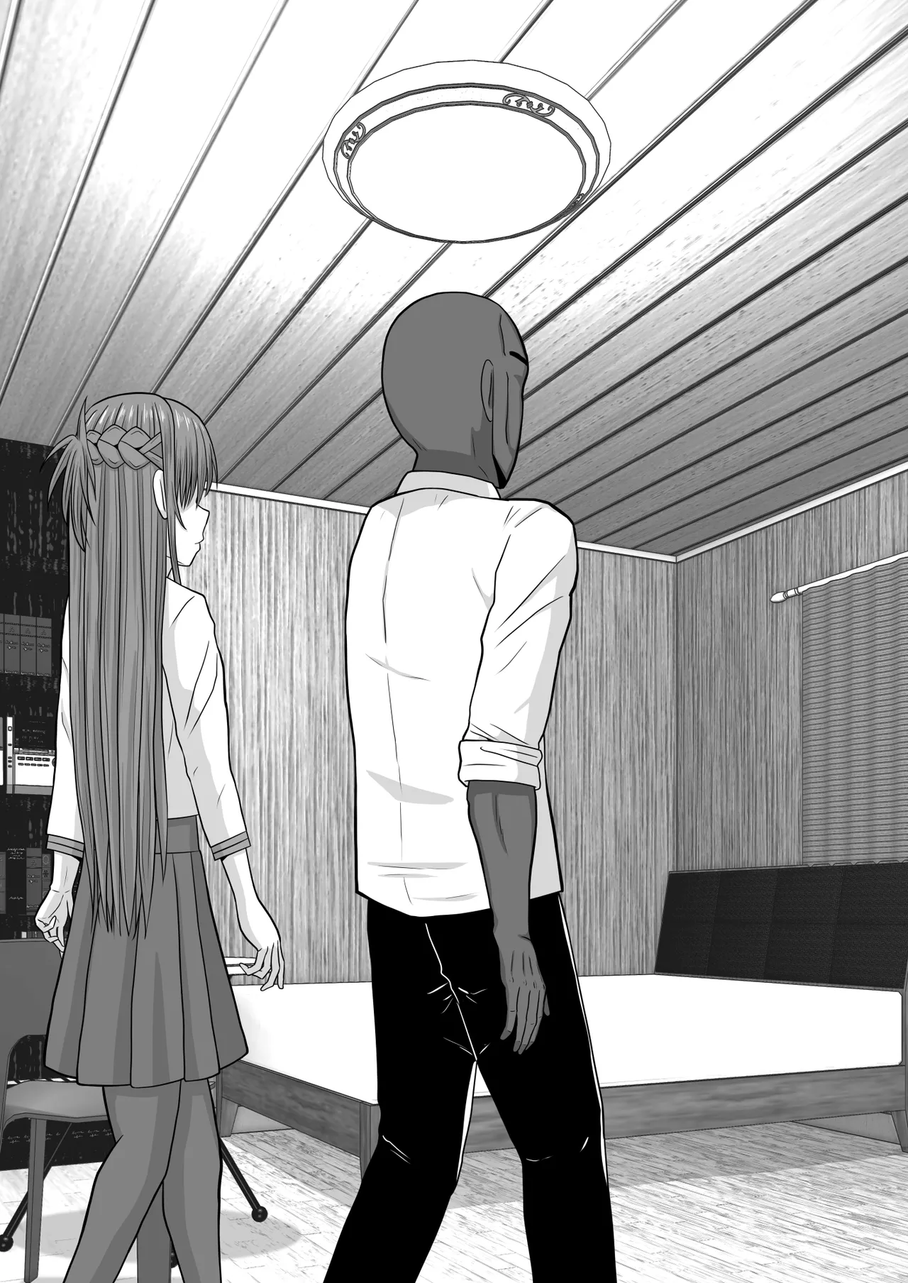 Ochiru Senkou Ver.E page 83 featuring asuna yuuki sword art online parody - netorare dark skin hentai manga - read online free