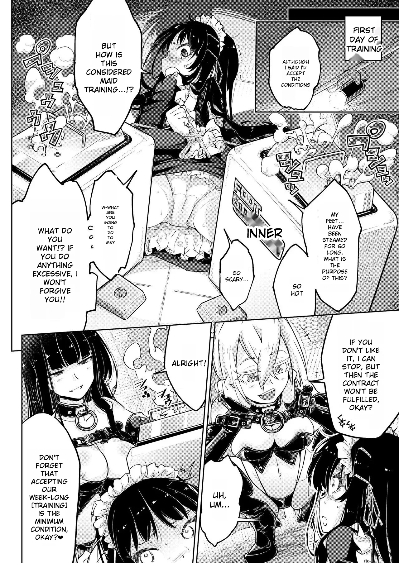 Ojou-sama Tenraku Ashiura Kusuguri Jigoku | The young ladie's foot tickling hell page 13 original parody - yuri females only hentai manga - read online free