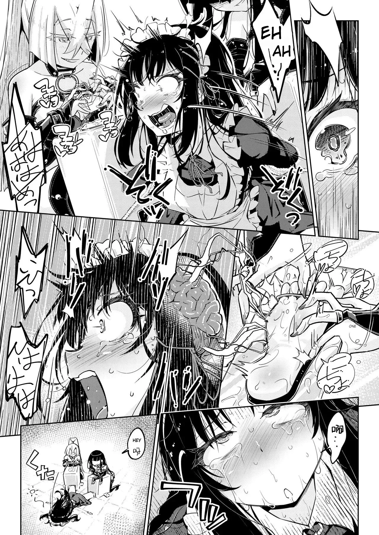 Ojou-sama Tenraku Ashiura Kusuguri Jigoku | The young ladie's foot tickling hell page 16 original parody - yuri females only hentai manga - read online free