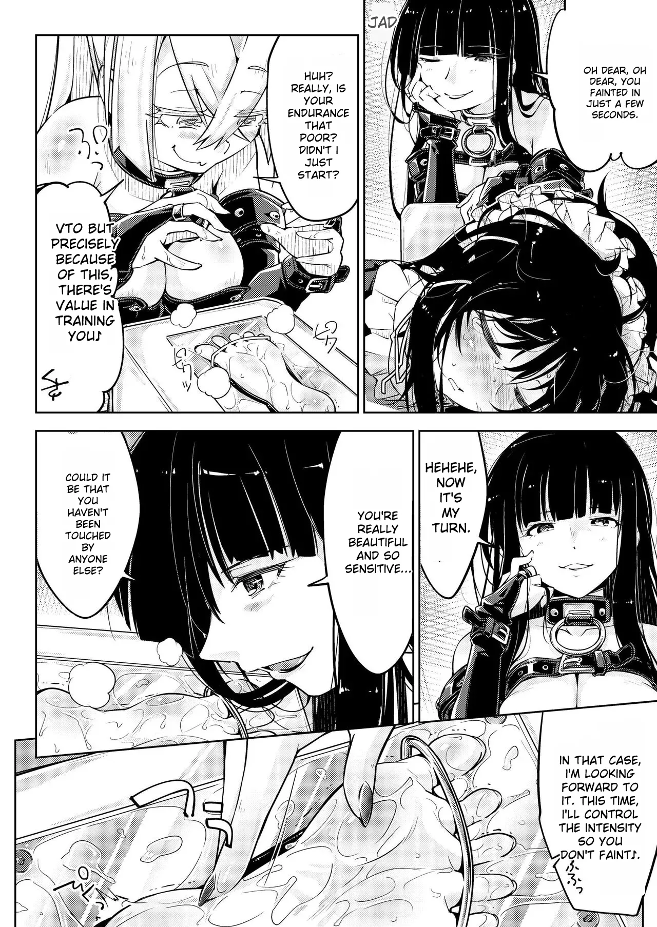 Ojou-sama Tenraku Ashiura Kusuguri Jigoku | The young ladie's foot tickling hell page 17 original parody - maid sweating hentai manga - read online free