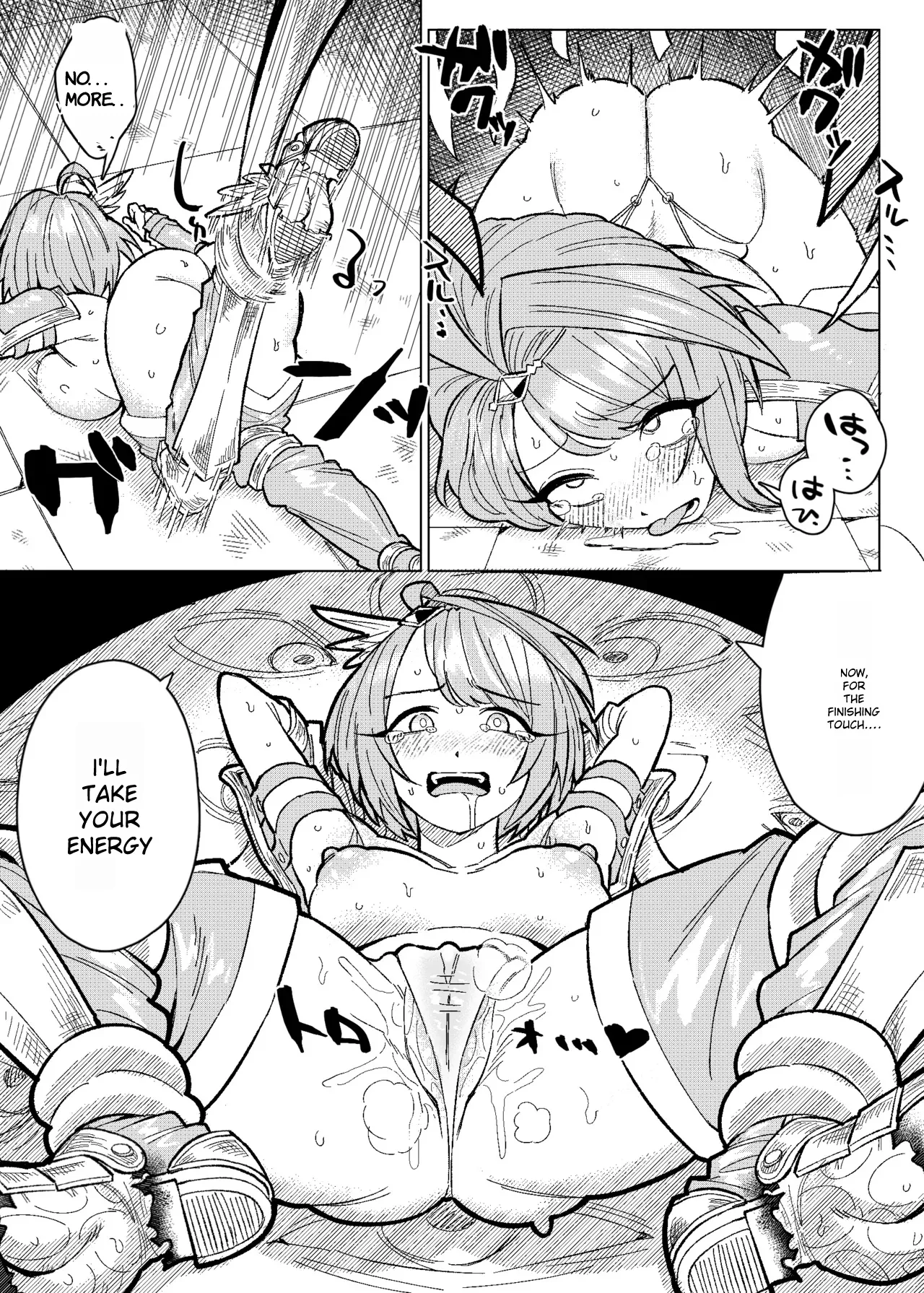 Kyonyuu Onna Senshi Tettei Kusuguri Jigoku | Big Breasted Female Warrior's Thorough Tickling Hell page 16 original parody - sole female bikini hentai manga - read online free