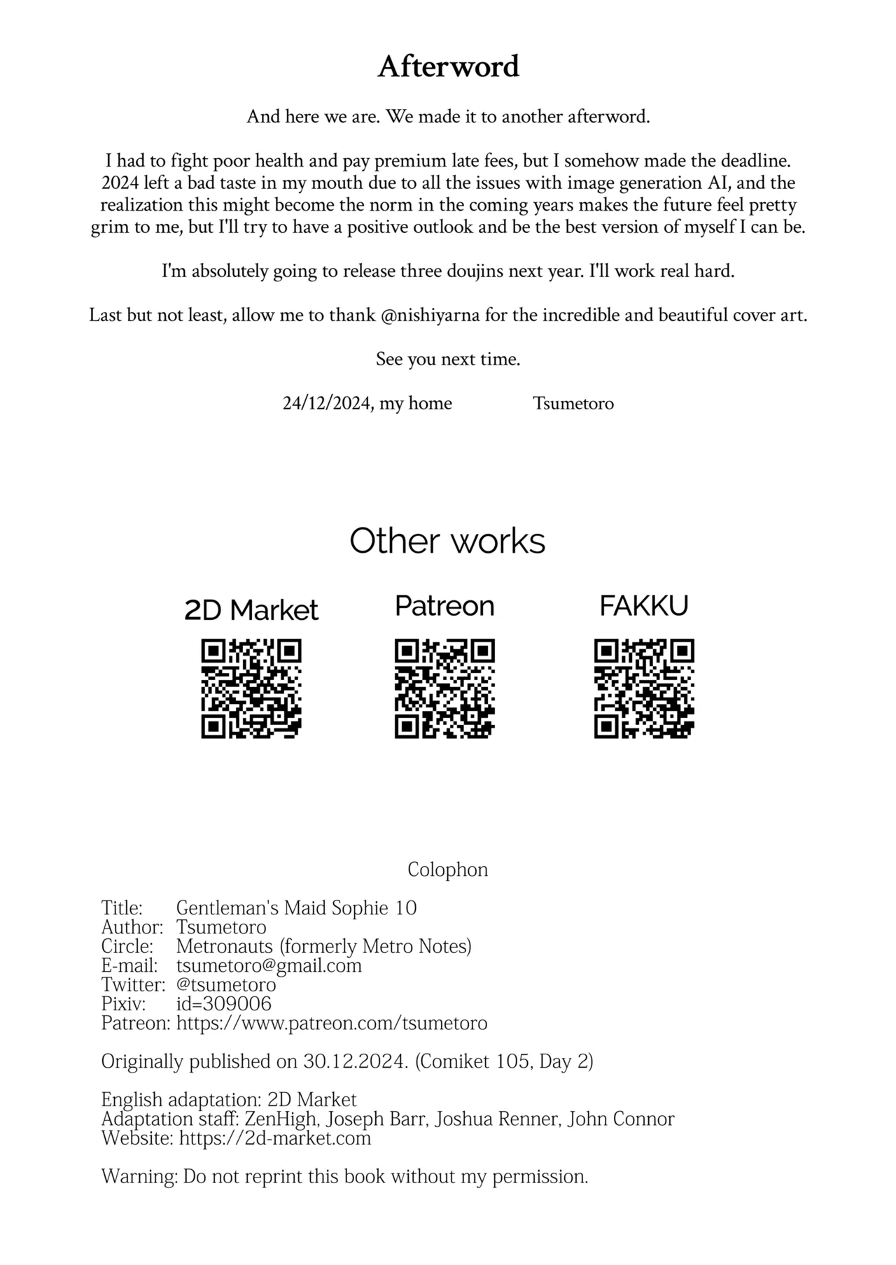 Shinshi Tsuki Maid no Sophie-san 10 | Gentleman’s Maid Sophie 10 page 49 original parody - nakadashi uncensored hentai manga - read online free