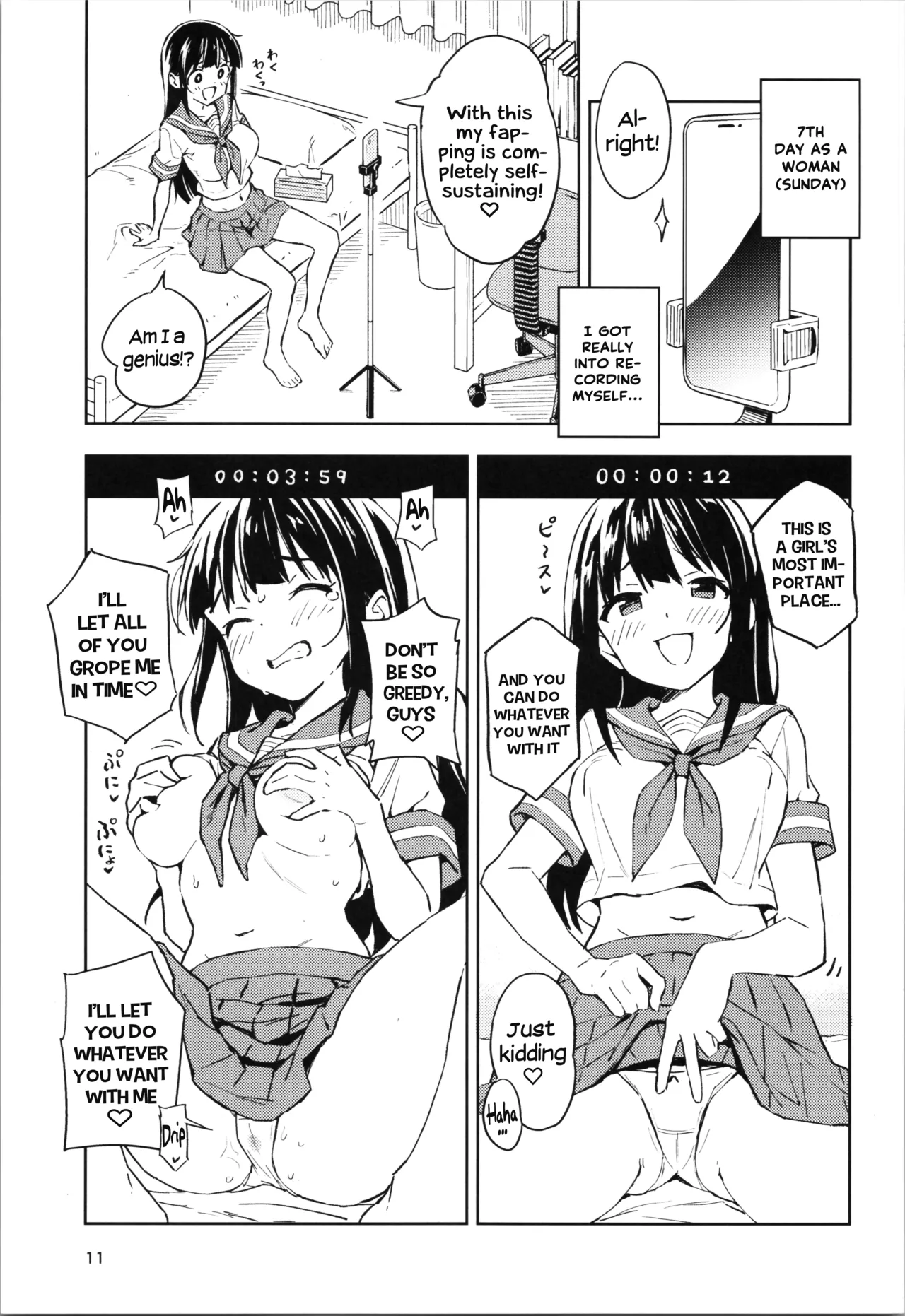 [Mirakoku (Yasumi Mirakichi)] 1-kagetsu Ninshin Shinakereba Otoko ni Modoreru Hanashi (1) | As Long As I Don't Get Pregnant for 1 Month, I'll Turn Back Into a Man (1) [English] [Hikari no Kaze] [Digital] page 10 original parody - sole female multi-work series hentai manga - read online free