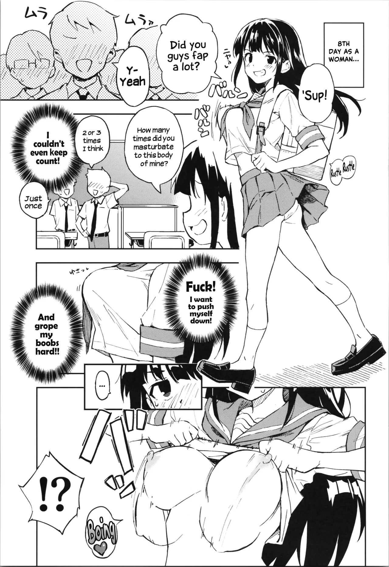 [Mirakoku (Yasumi Mirakichi)] 1-kagetsu Ninshin Shinakereba Otoko ni Modoreru Hanashi (1) | As Long As I Don't Get Pregnant for 1 Month, I'll Turn Back Into a Man (1) [English] [Hikari no Kaze] [Digital] page 12 original parody - sole female multi-work series hentai manga - read online free