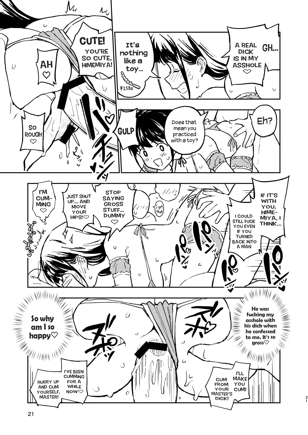 [Mirakoku (Yasumi Mirakichi)] 1-kagetsu Ninshin Shinakereba Otoko ni Modoreru Hanashi (2) | As Long As I Don't Get Pregnant for 1 Month, I'll Turn Back Into a Man (2) [English] [Hikari no Kaze] [Digital] page 20 original parody - mmf threesome group hentai manga - read online free
