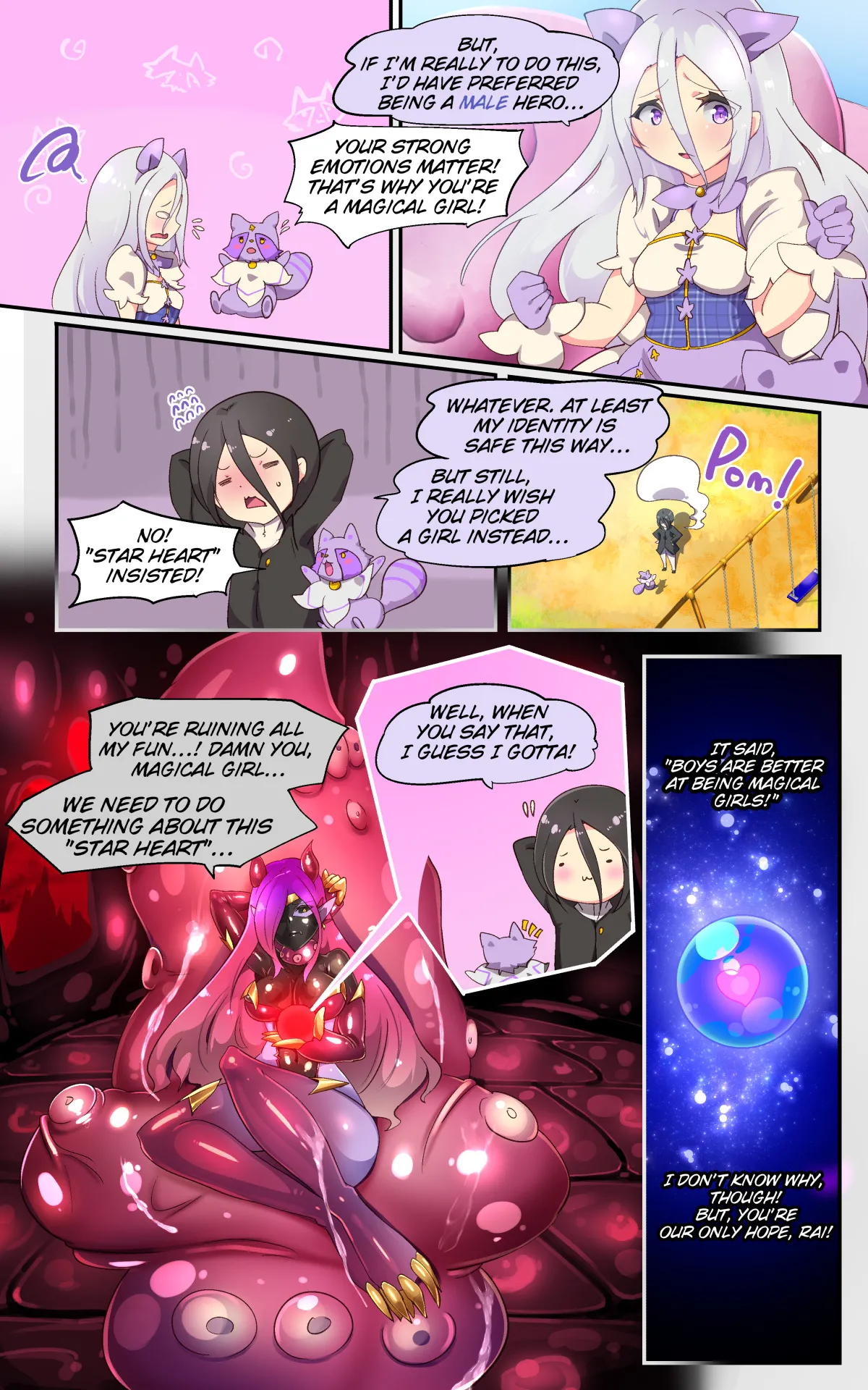 You Become The Magical Girl Of The Beginning, Succumb To Pleasure And Evil And Be Brainwashed Manga White Edition - Page 5