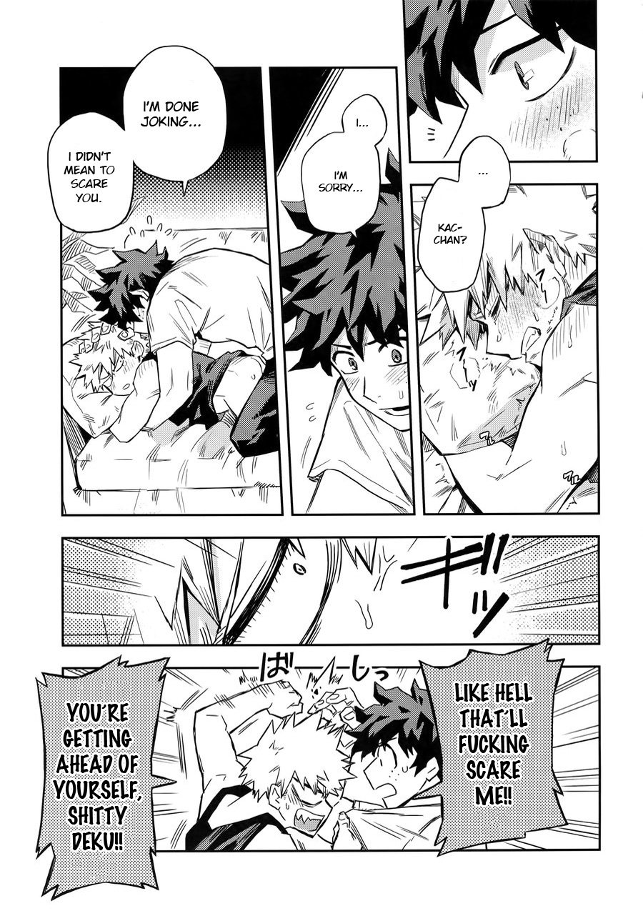 Kuchiguruma ni wa Goyoushin page 14 featuring katsuki bakugou my hero academia parody - muscle freckles hentai manga - read online free