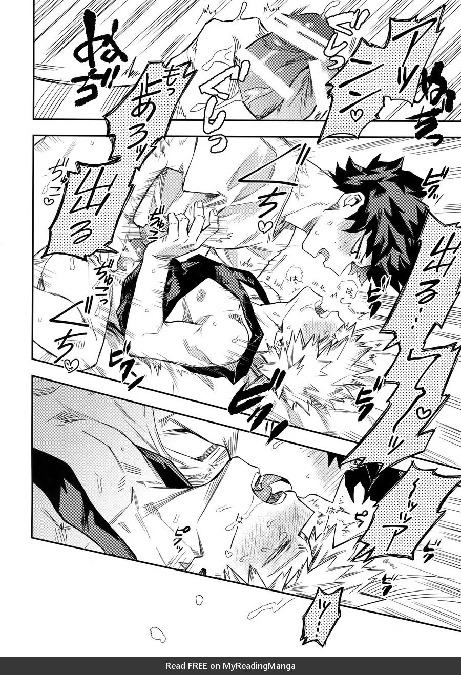 Kuchiguruma ni wa Goyoushin page 23 featuring katsuki bakugou my hero academia parody - muscle freckles hentai manga - read online free