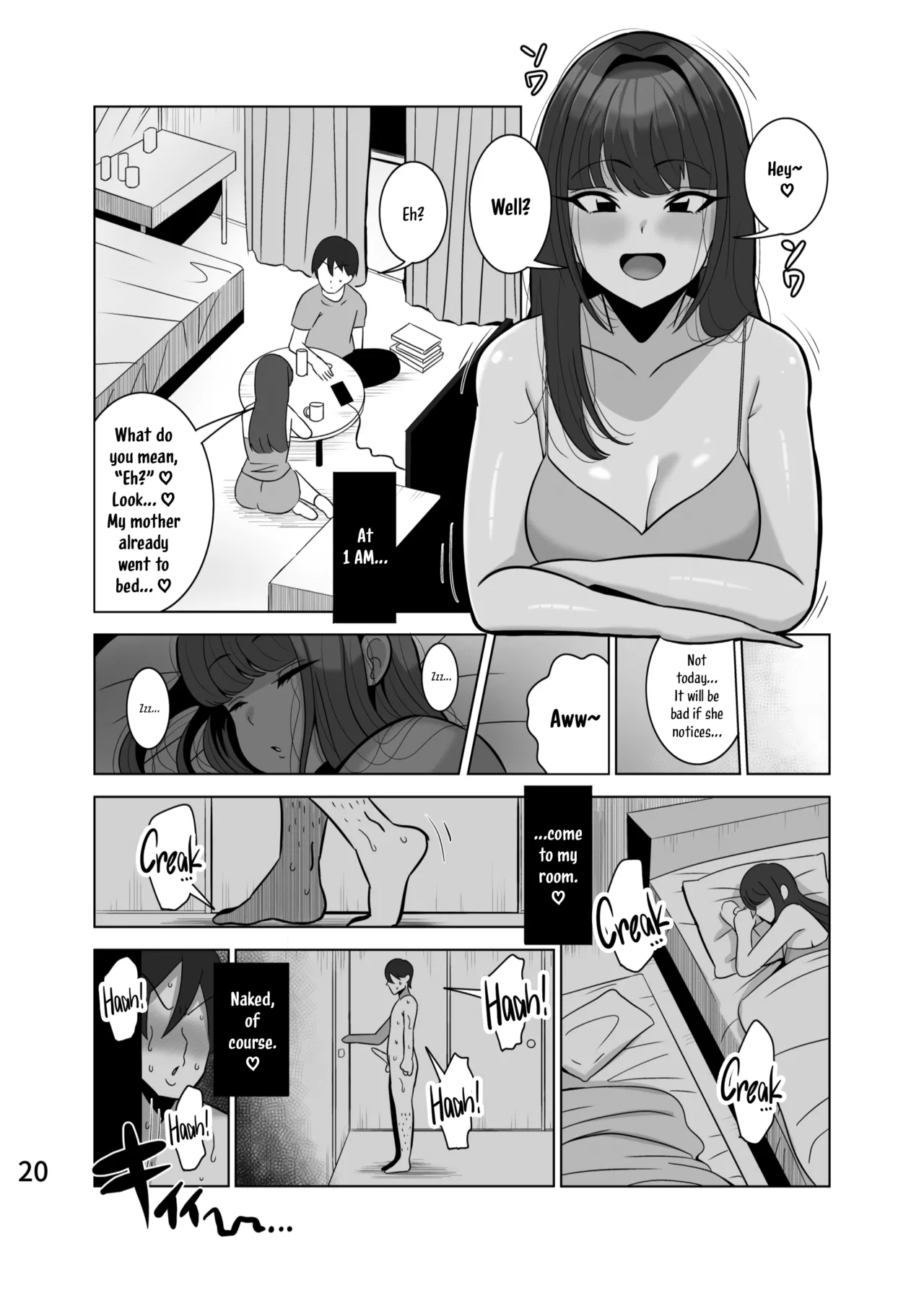 Musume no Kareshi o Netoru Haha | A Mother Who Steals Her Daughter's Boyfriends page 21 original parody - milf sweating hentai manga - read online free