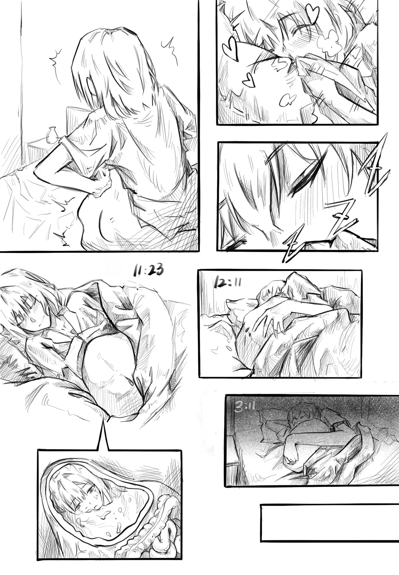 Imprisoned XII page 11 featuring uika misumi bang dream parody - females only inflation hentai manga - read online free