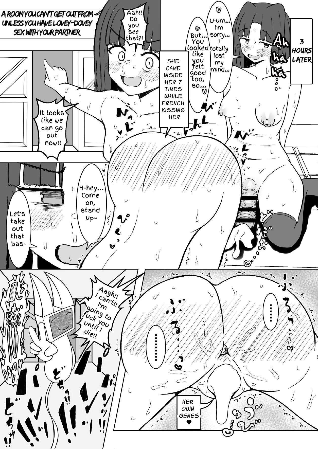 Onna Hero Futanari-ka Kyousei Icha Icha Koubi Heya | Female Hero Futanarification & Flirty Dirty Mating Room page 34 original parody - ahegao bondage hentai manga - read online free